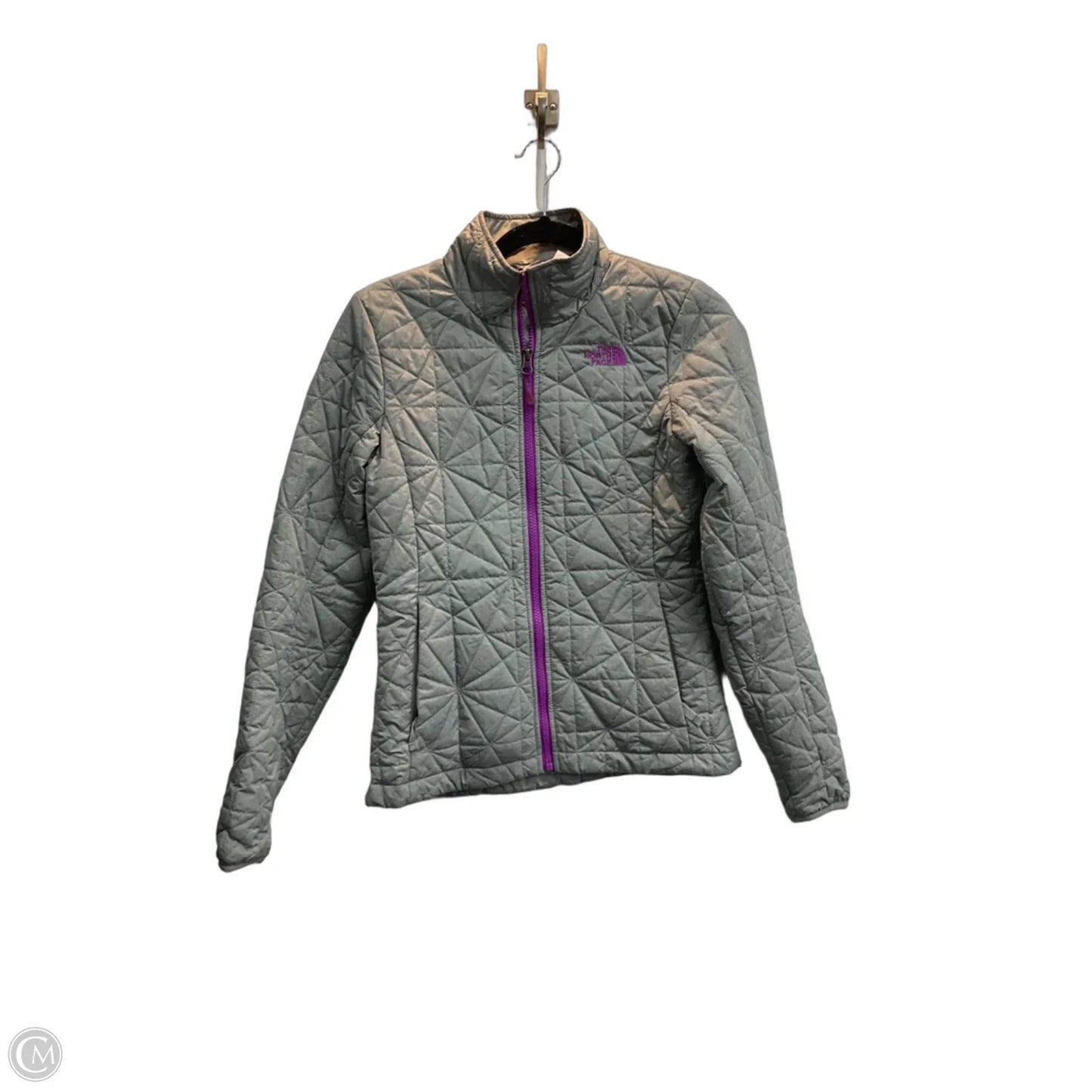 Jacket Puffer & Quilted By The North Face In Silver, Size: Xs