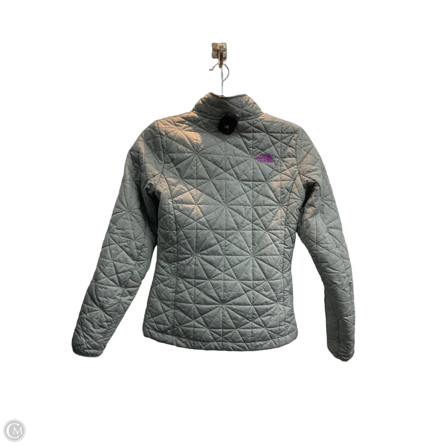 Jacket Puffer & Quilted By The North Face In Silver, Size: Xs