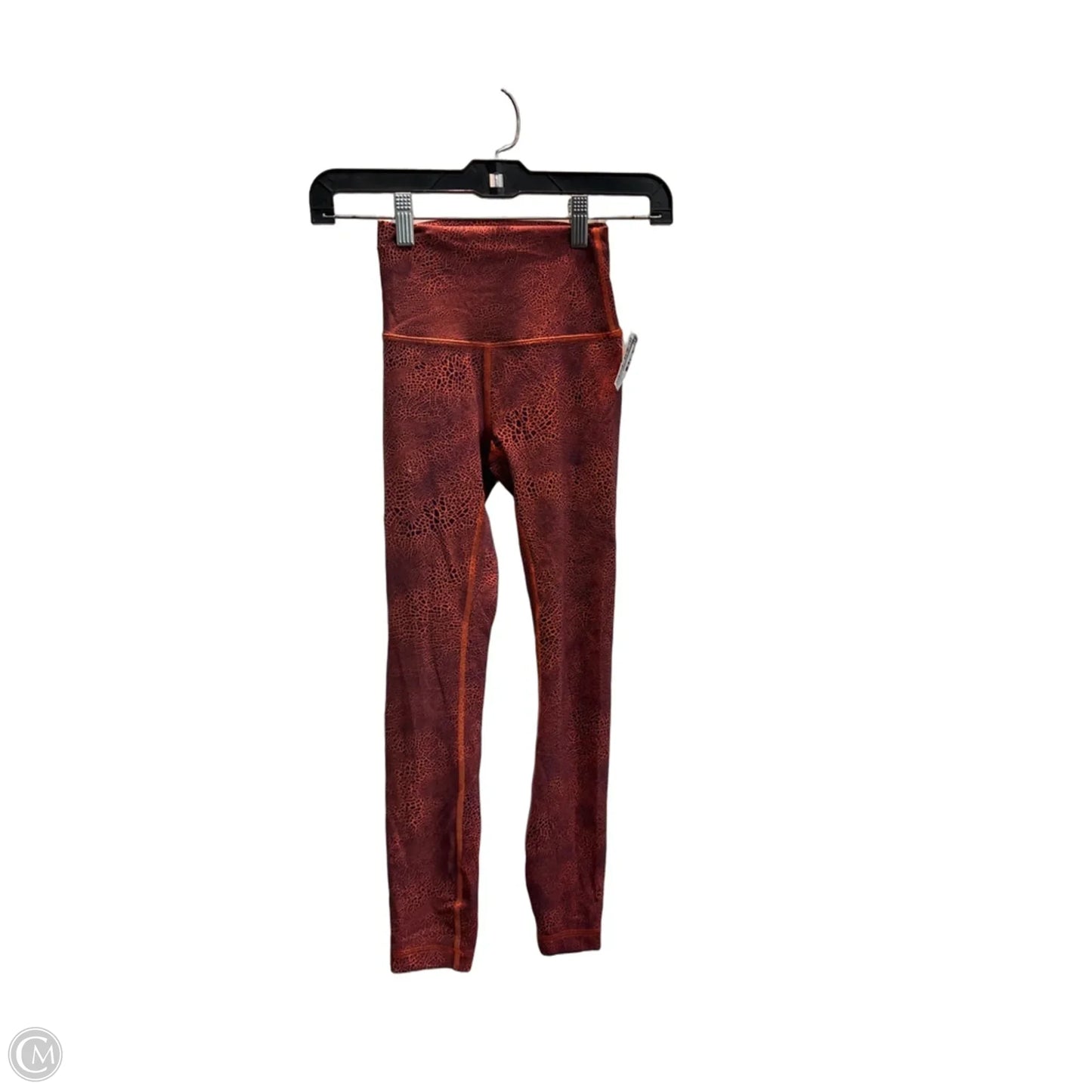 Athletic Capris By Lululemon In Snakeskin Print, Size: Xs