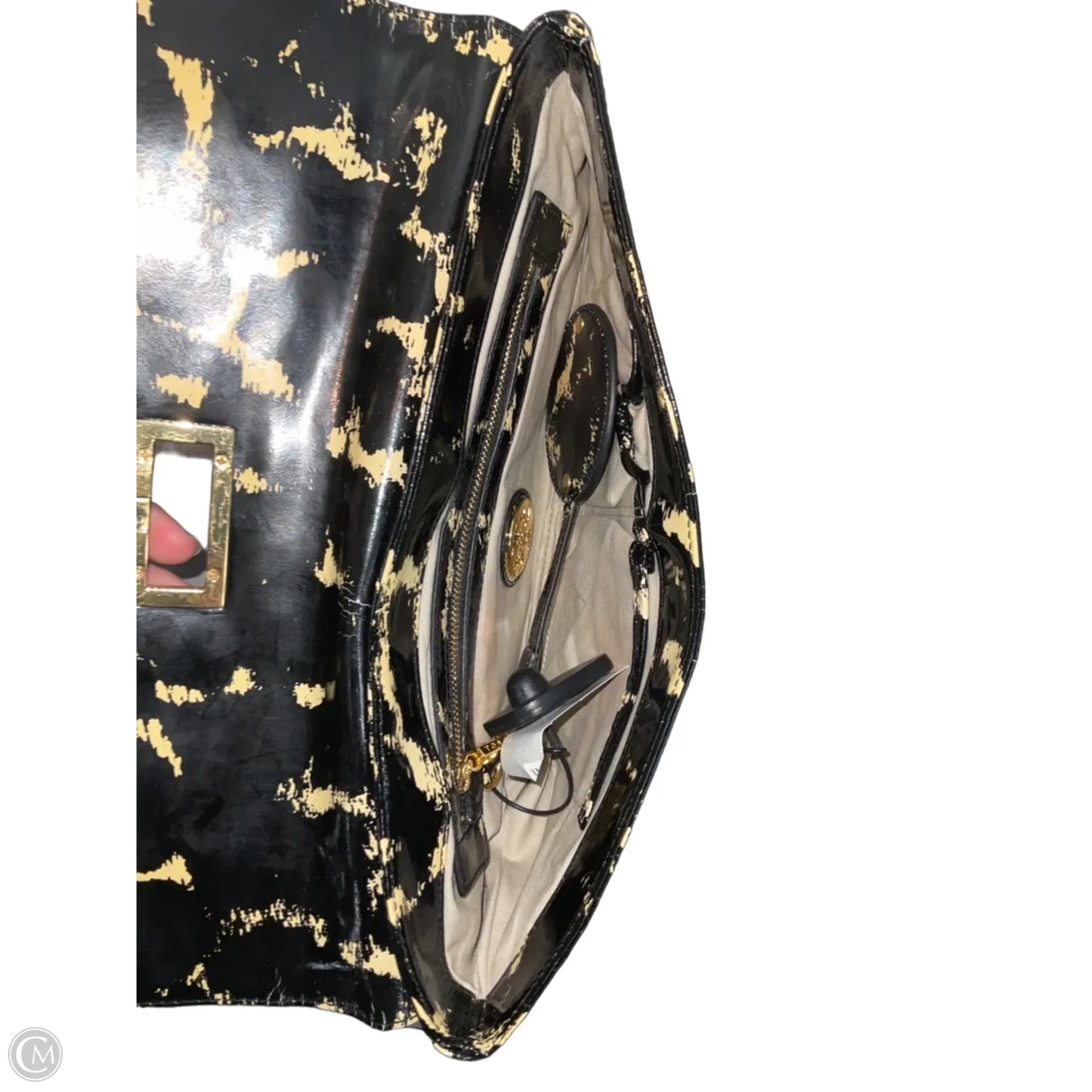 Coat Designer By Tory Burch In Geometric Pattern, Size: S