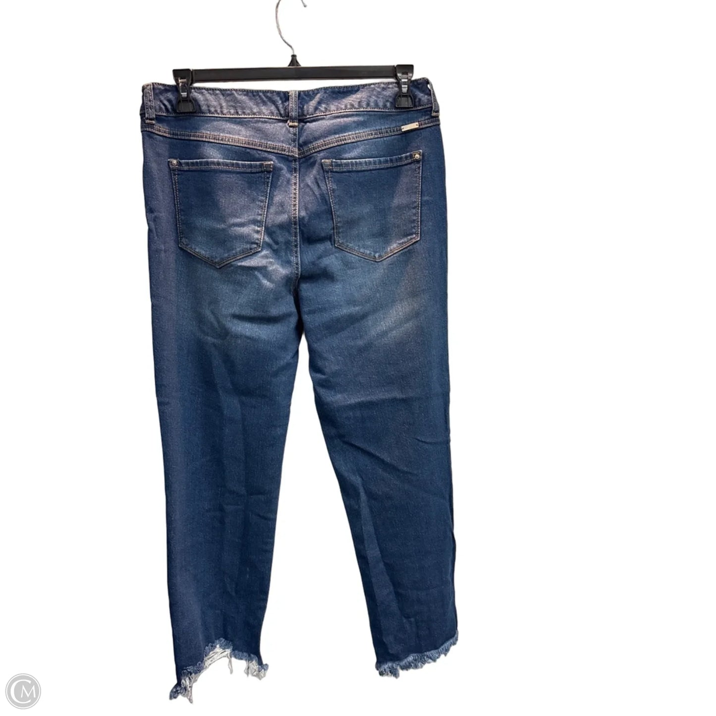 Jeans Straight By Inc In Blue Denim, Size: 12