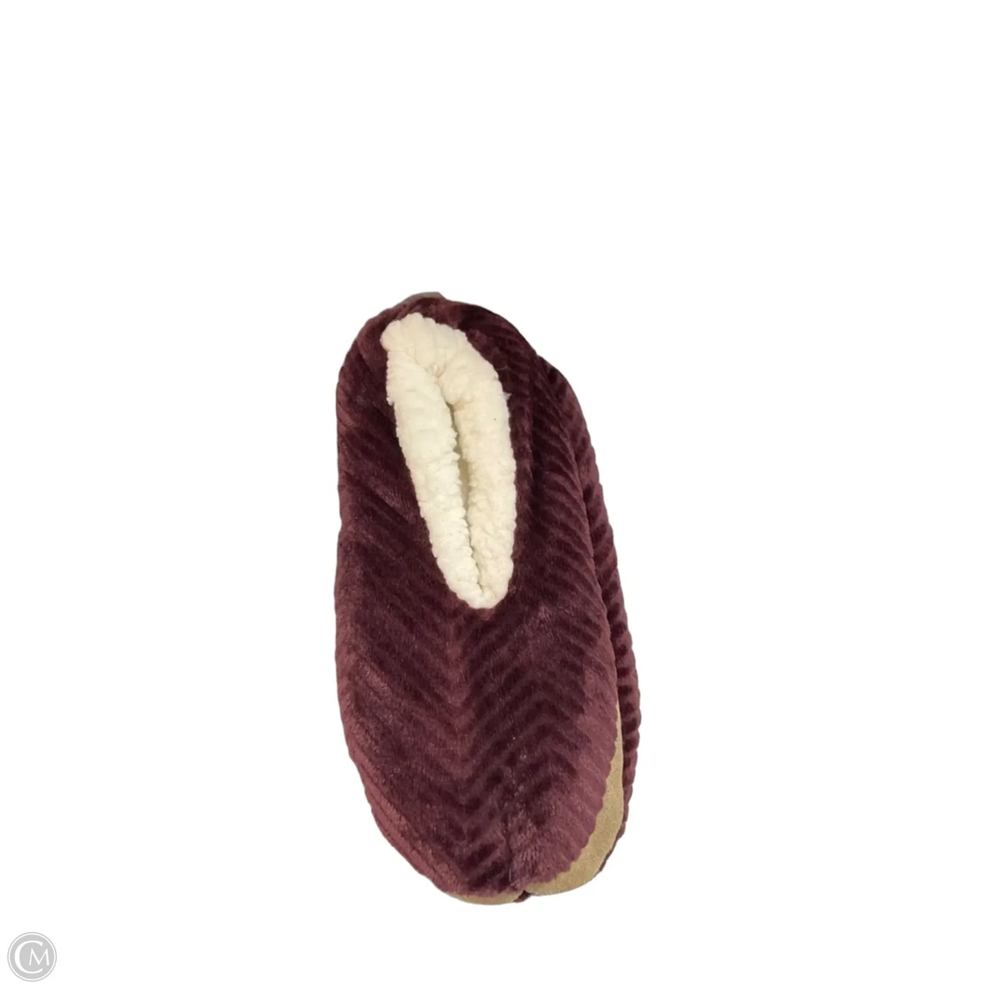 Slippers By Mix It In Maroon, Size: