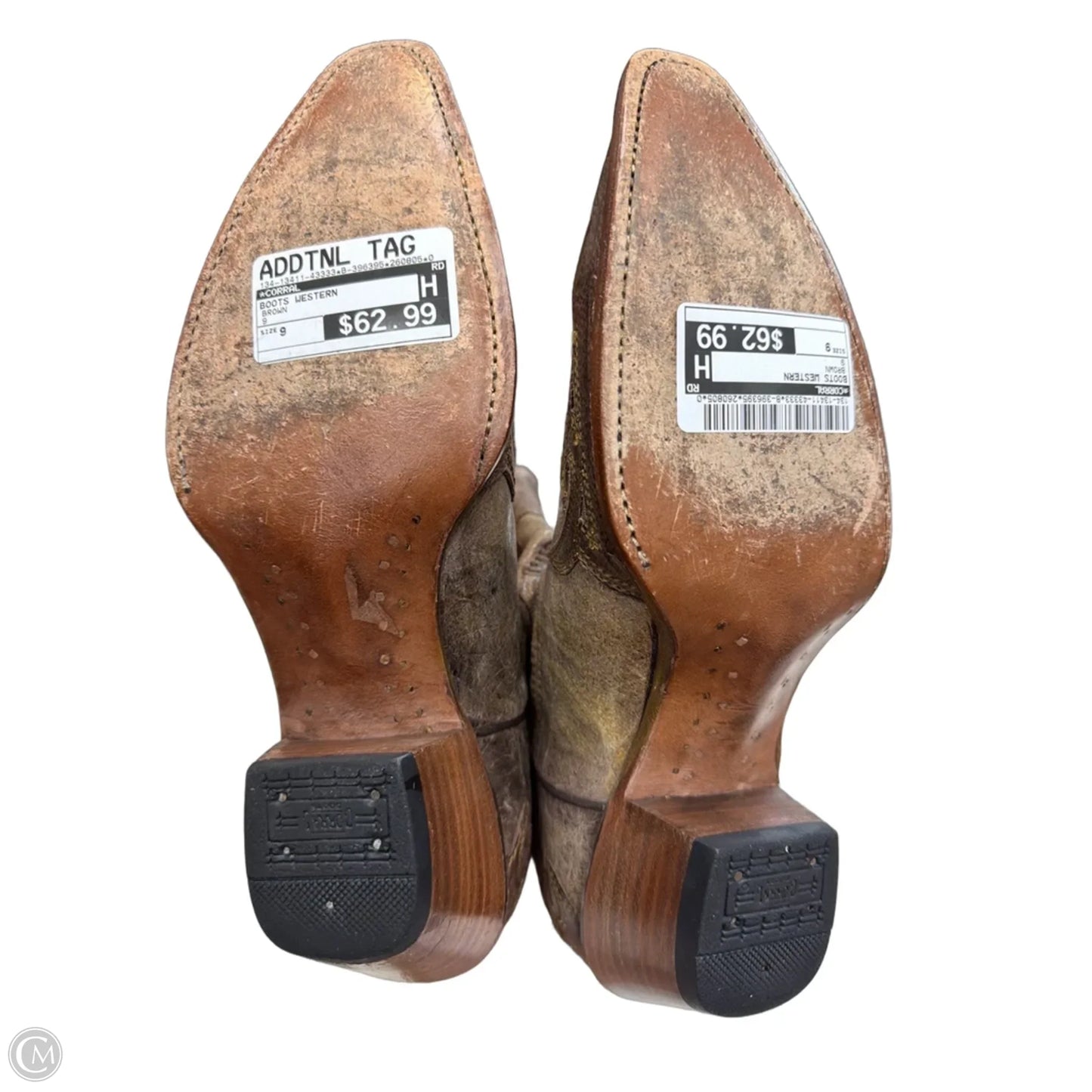 Boots Western By Corral In Brown, Size: 9