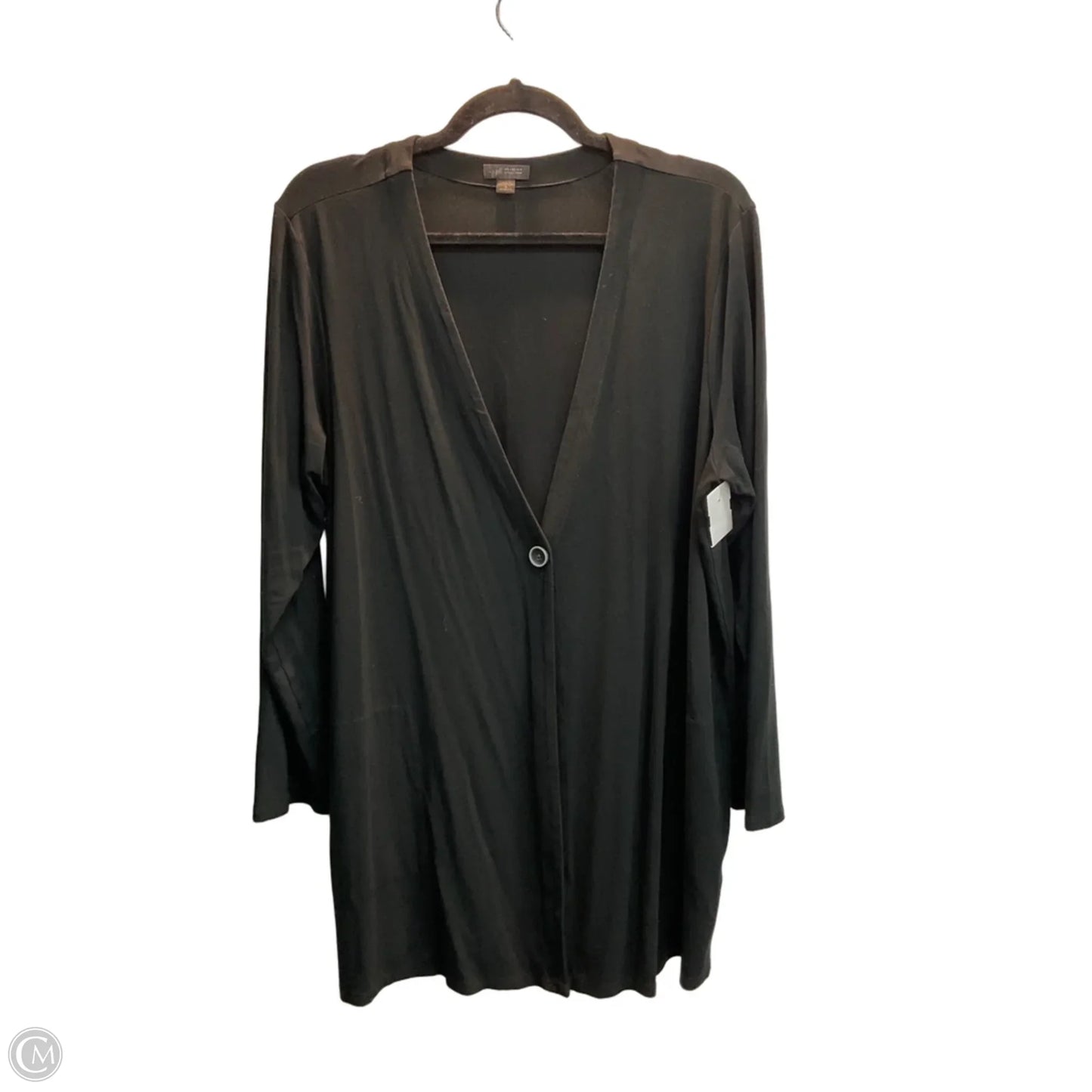Cardigan By J. Jill In Black, Size: 1x