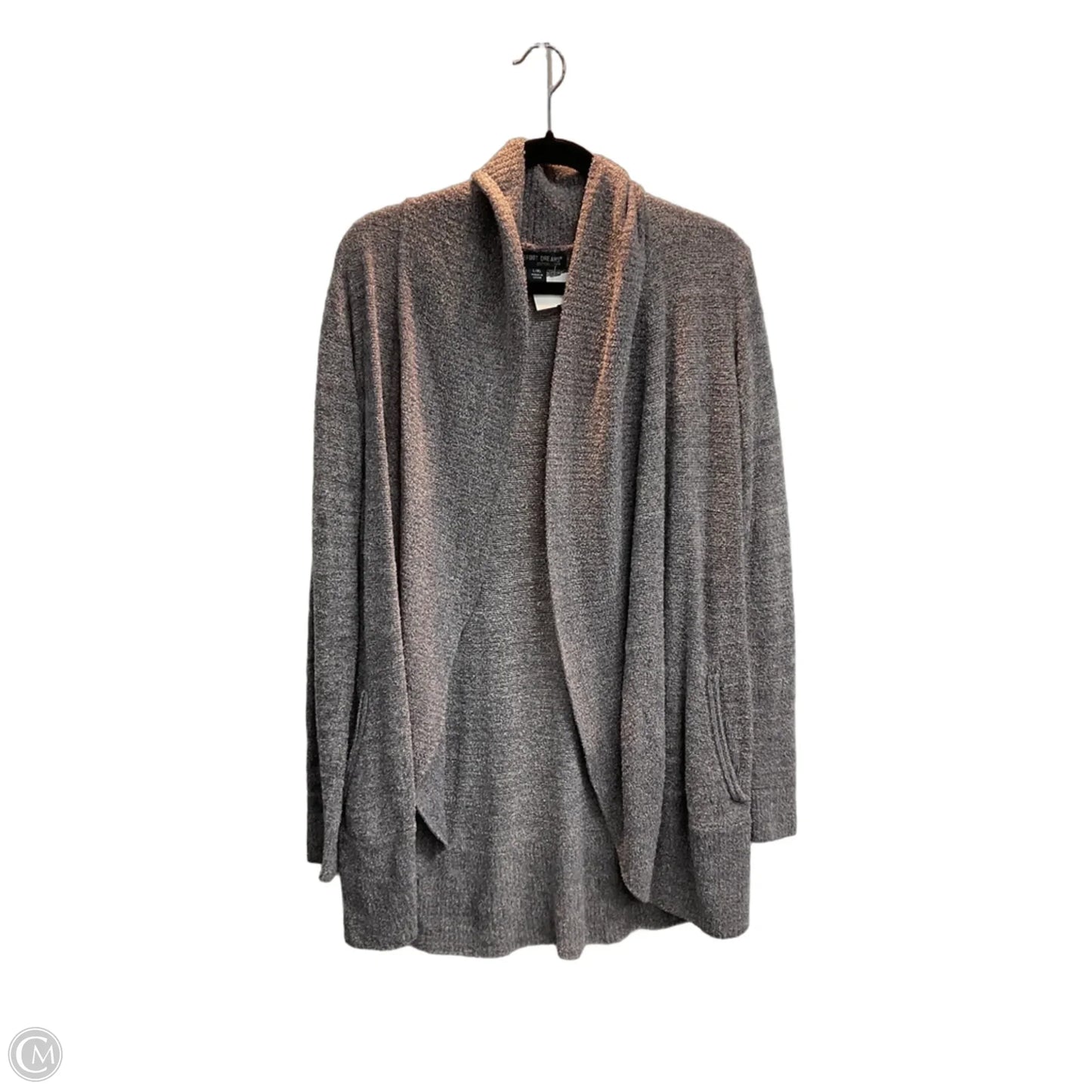 Sweater Cardigan By Barefoot Dreams In Grey, Size: Xl