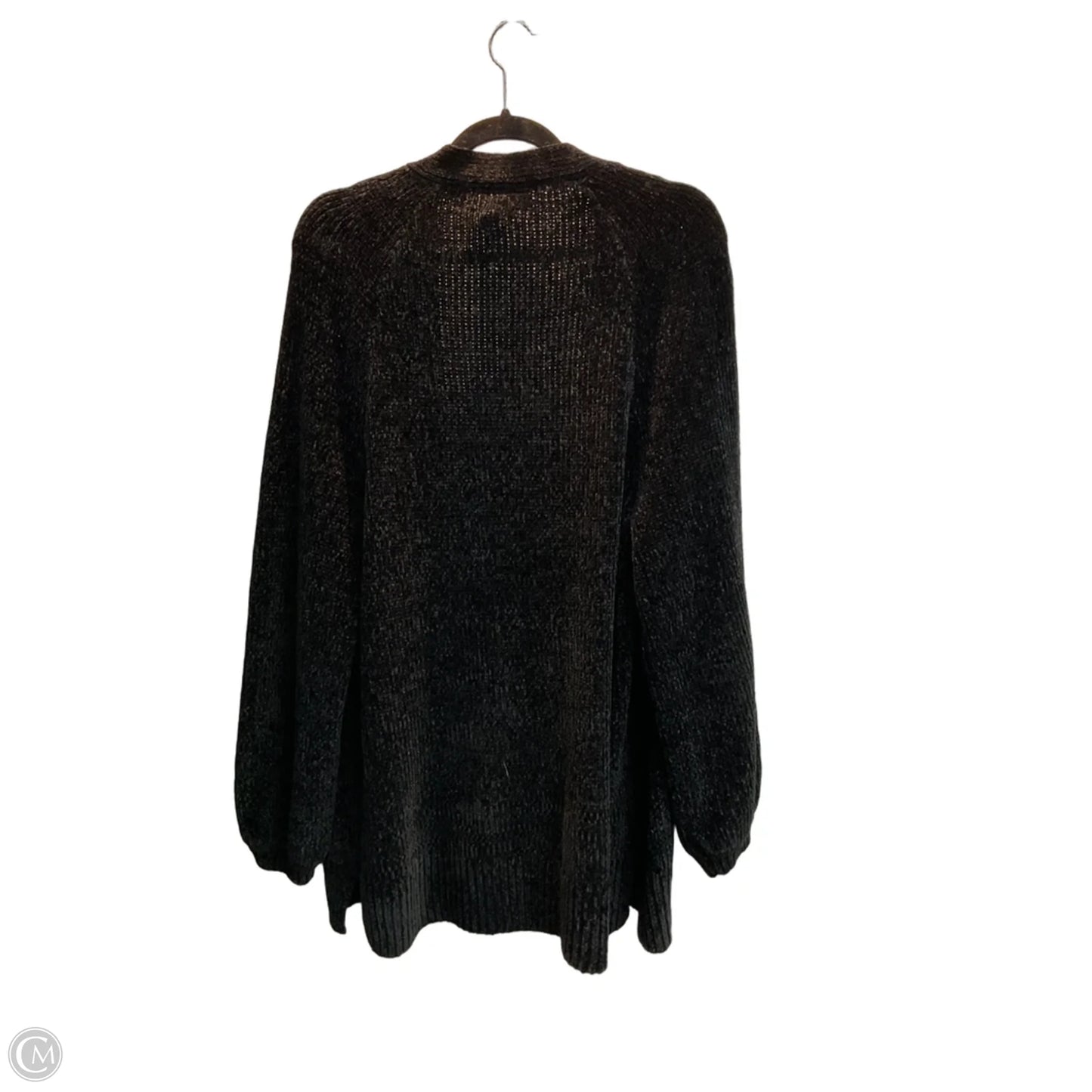 Sweater Cardigan By Loft In Black, Size: L