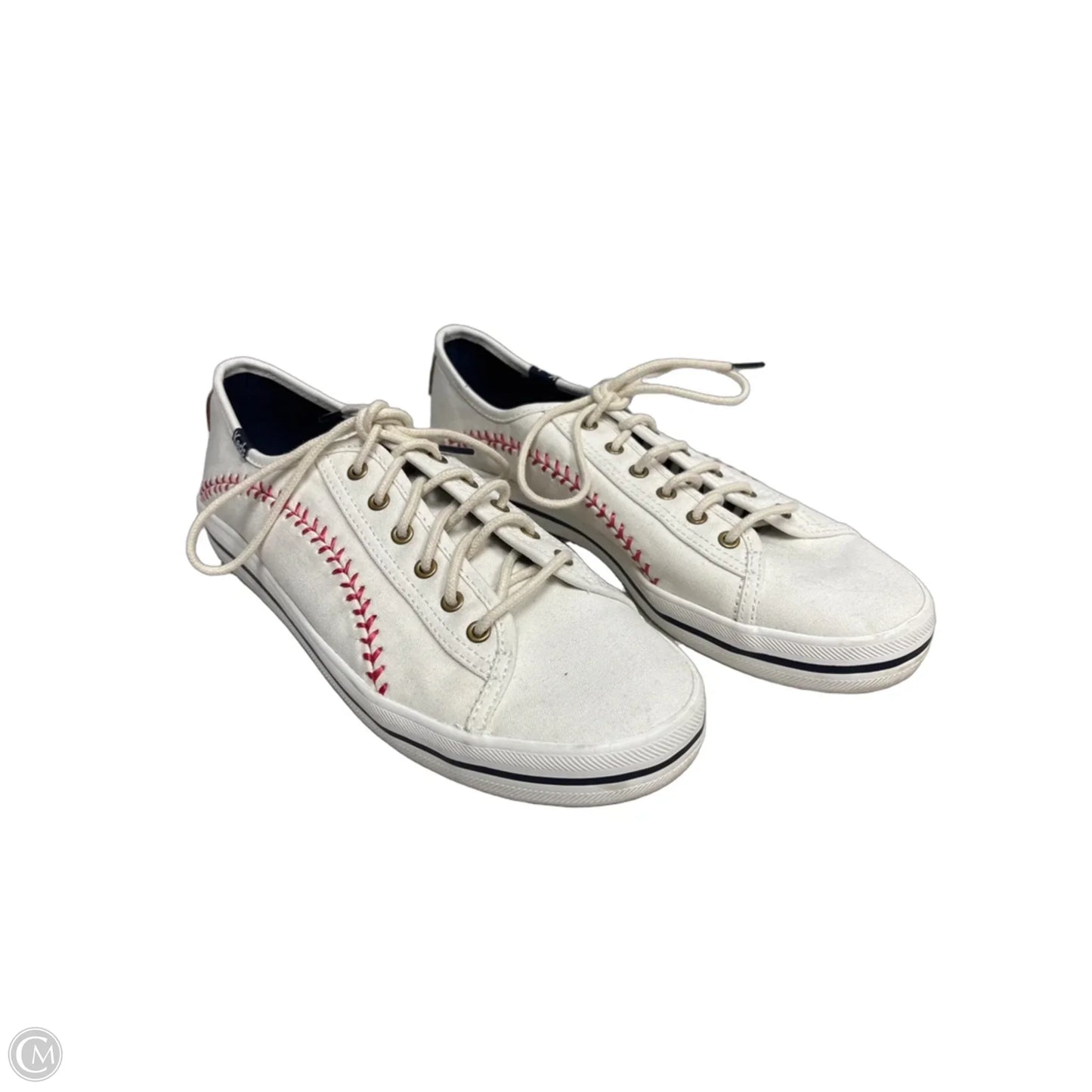 Shoes Sneakers By Keds In Cream, Size: 8
