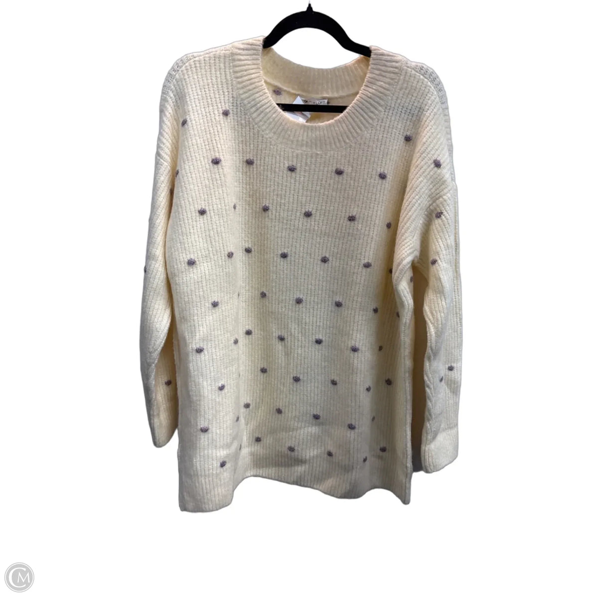 Sweater By Lou And Grey In Polkadot Pattern, Size: L