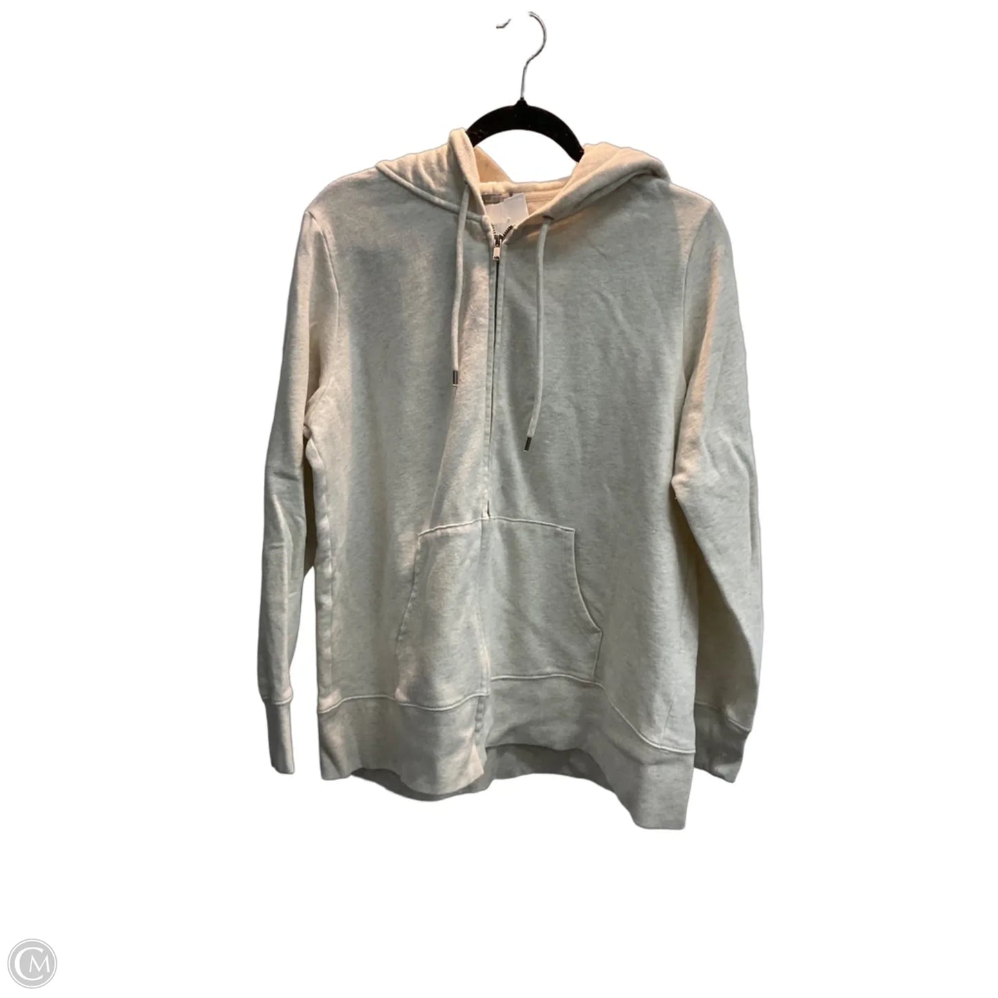Sweatshirt Hoodie By Gap In Cream, Size: Xl
