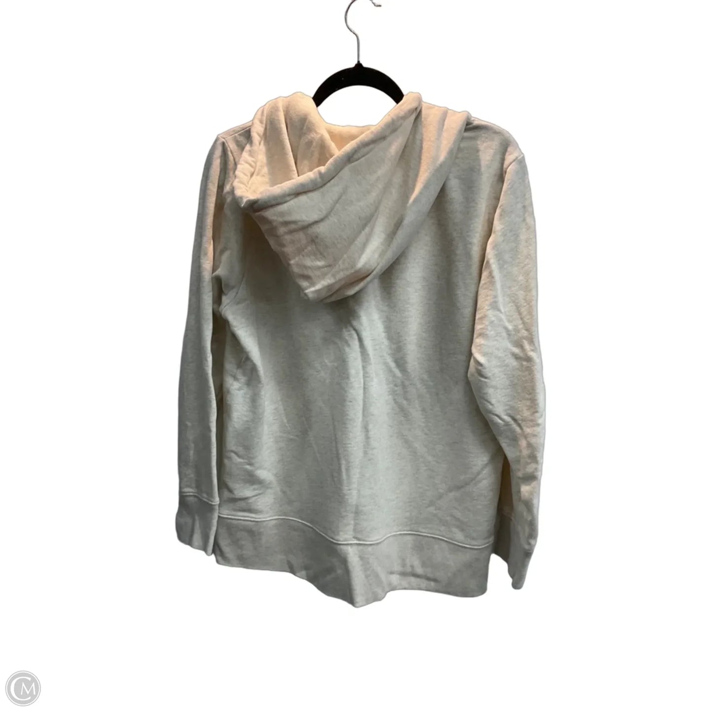 Sweatshirt Hoodie By Gap In Cream, Size: Xl