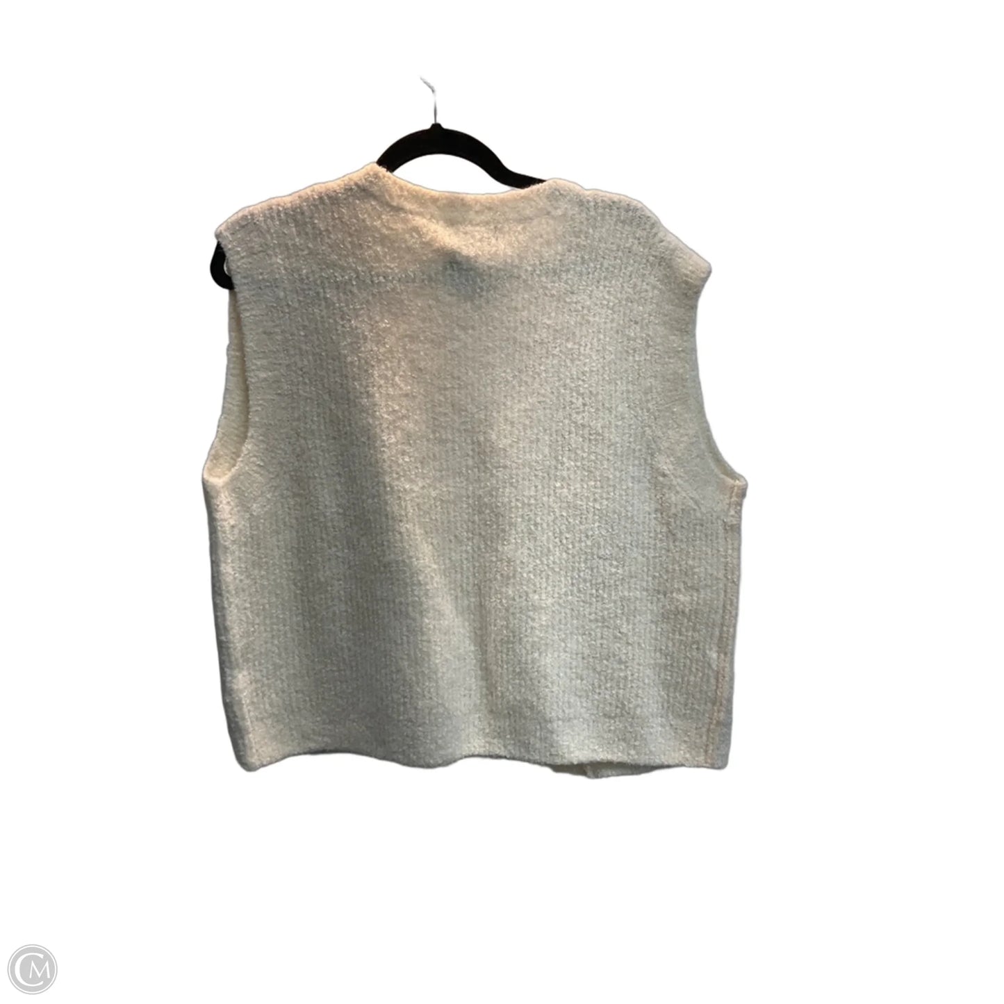 Vest Sweater By Luna In Cream, Size: L