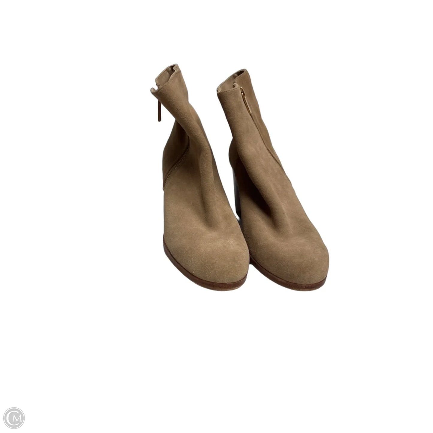 Boots Ankle Heels By Michael By Michael Kors In Tan, Size: 10