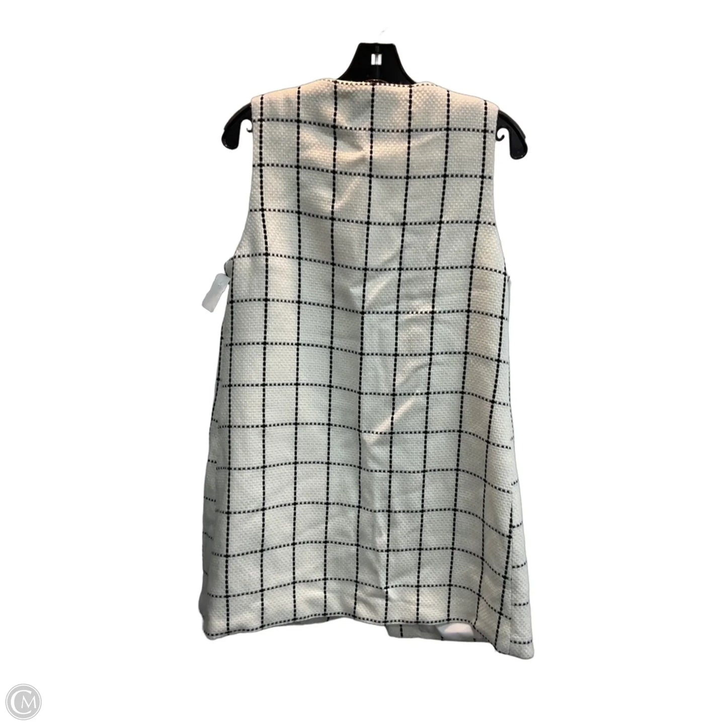 Vest Puffer & Quilted By Sanctuary In Checkered Pattern, Size: M