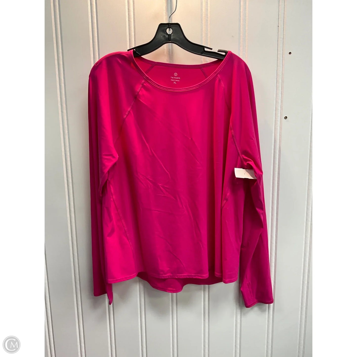 Athletic Top Long Sleeve Crewneck By Talbots In Pink, Size: Xl