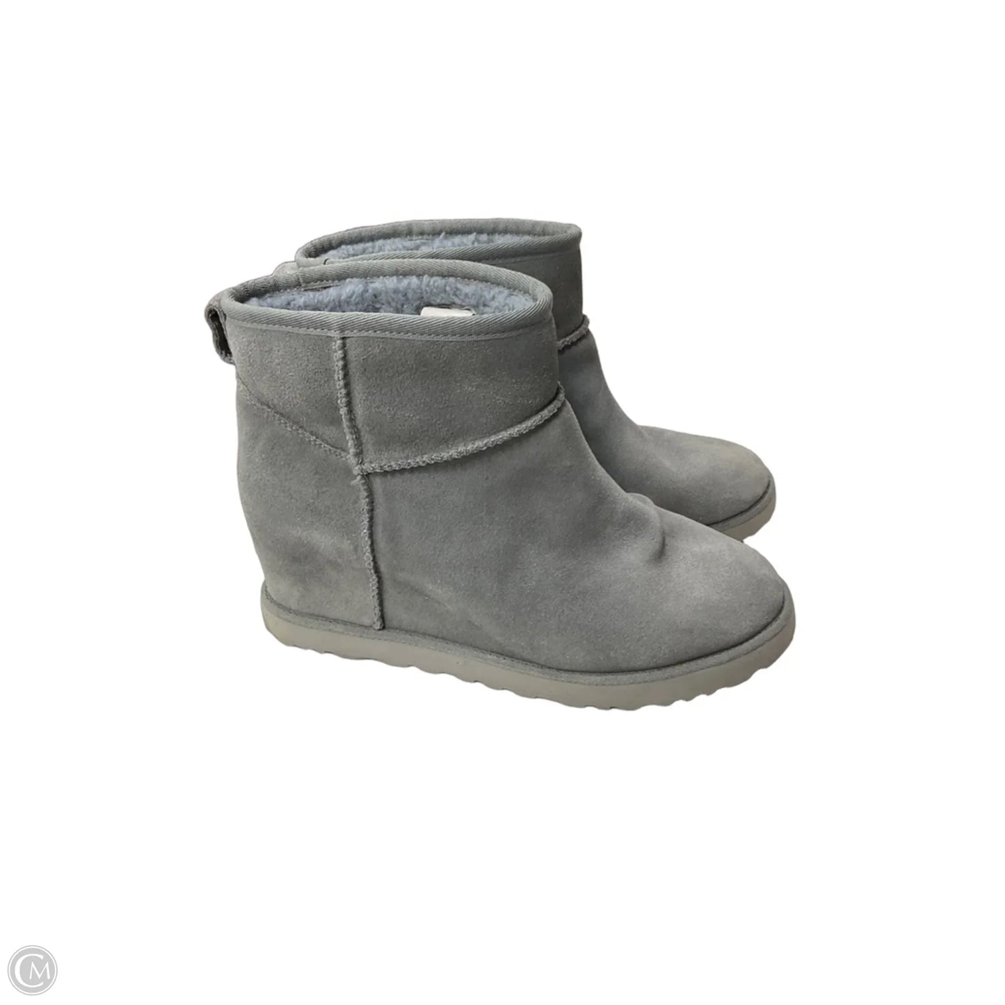 Boots Designer By Ugg In Grey, Size: 10