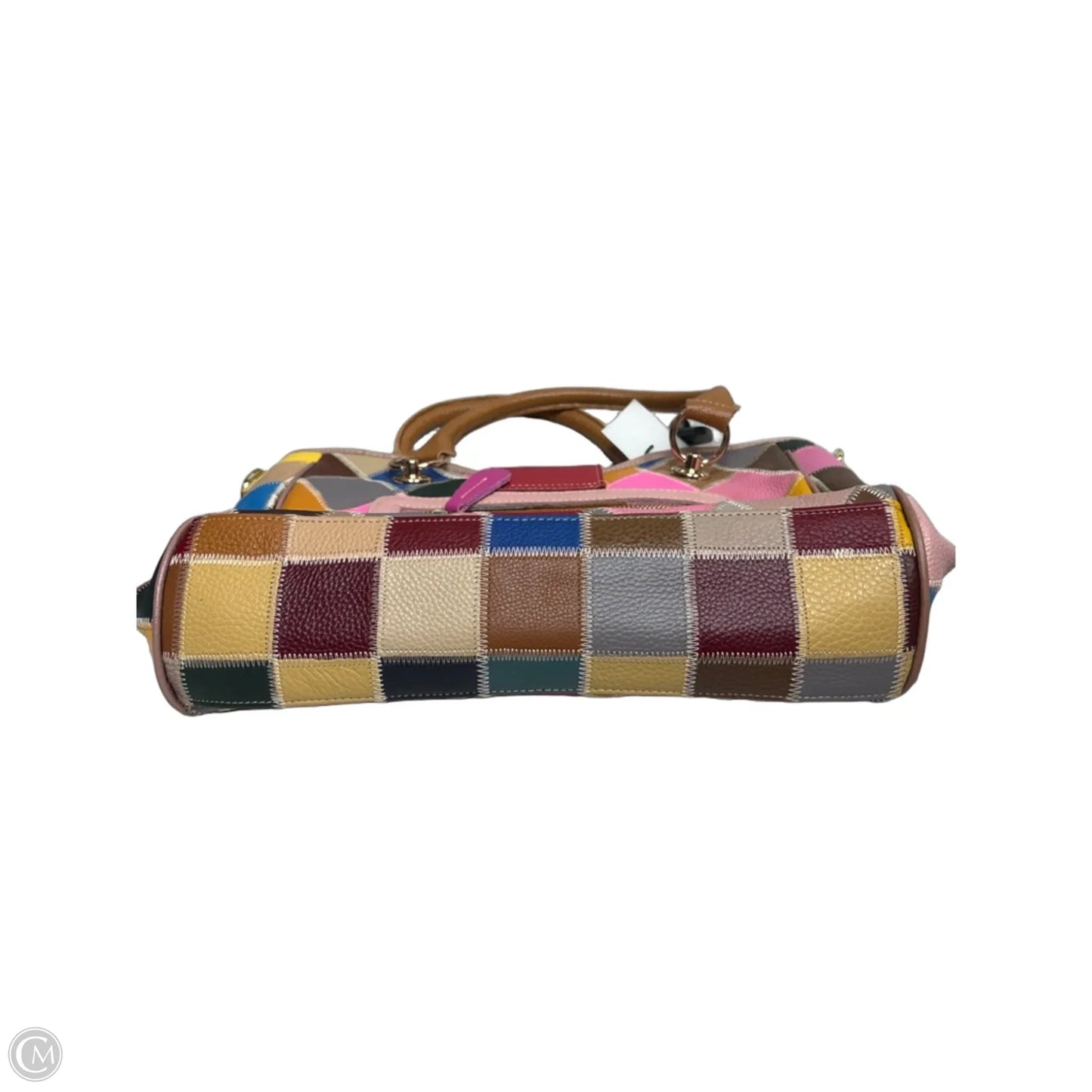 Handbag Leather By Cmc, Size: Medium
