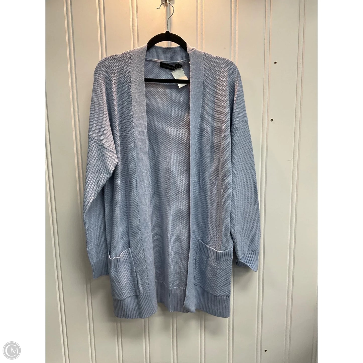 Sweater Cardigan By Merokeety In Blue, Size: M