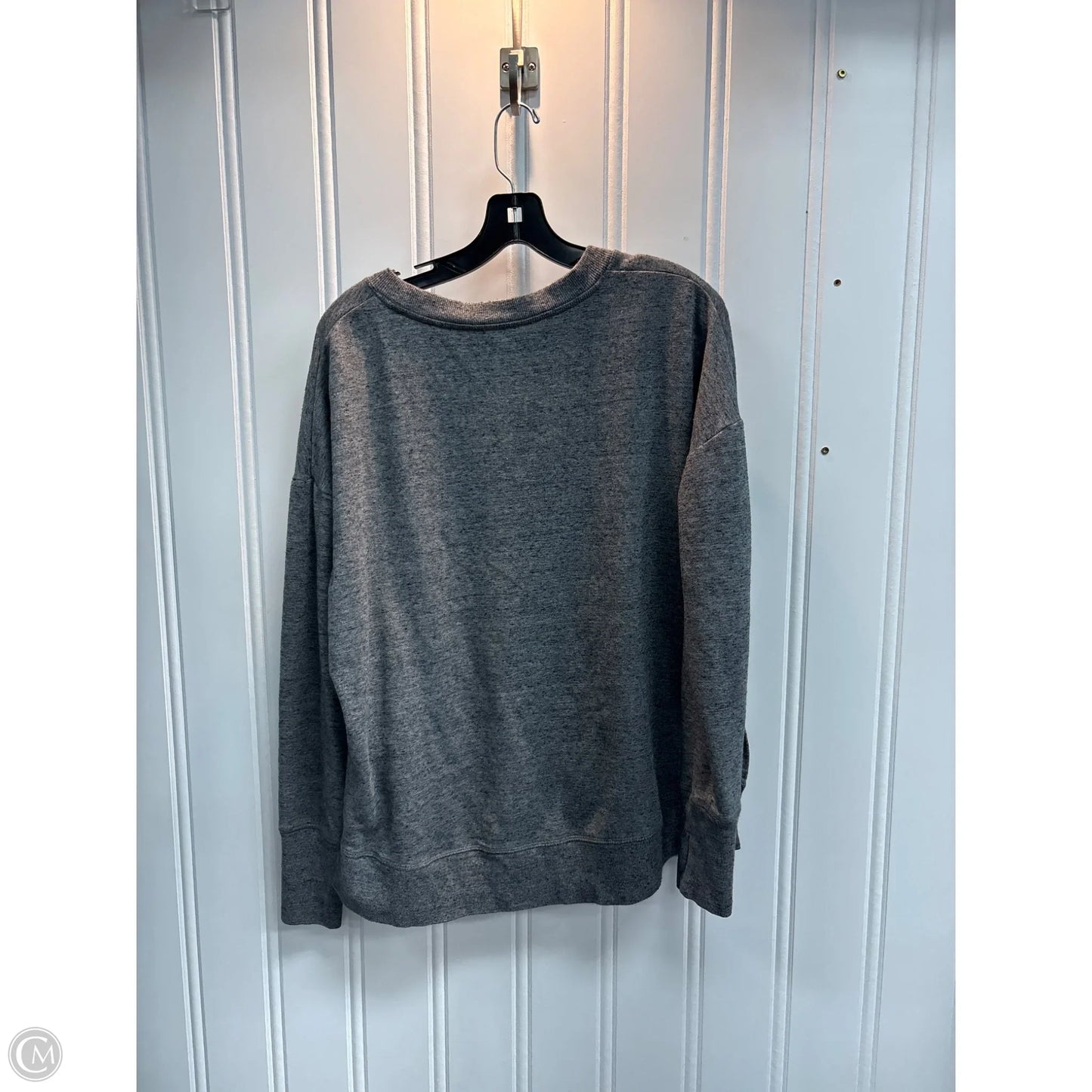 Athletic Sweatshirt Crewneck By Athleta In Grey, Size: L
