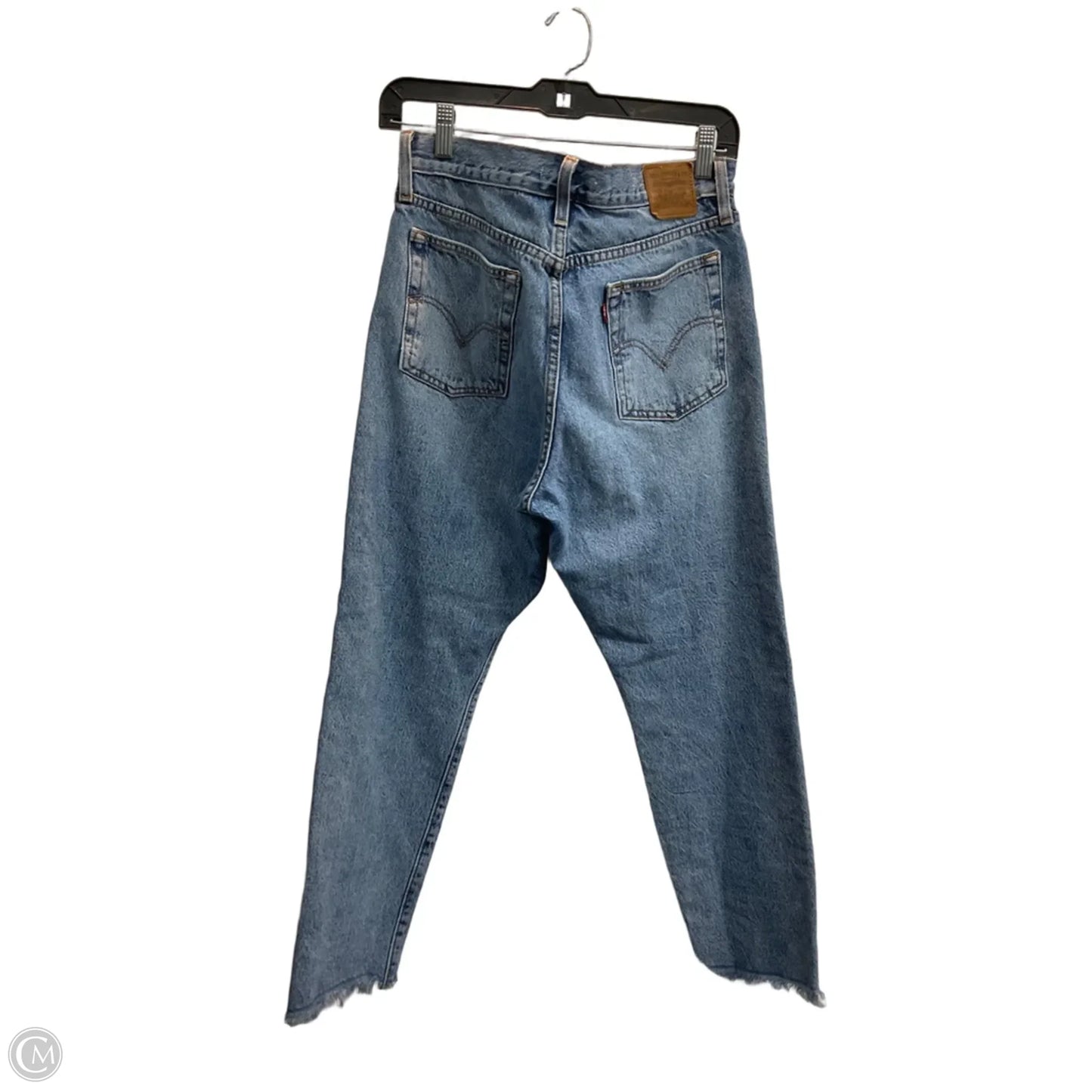 Jeans Straight By Levis In Blue Denim, Size: 10