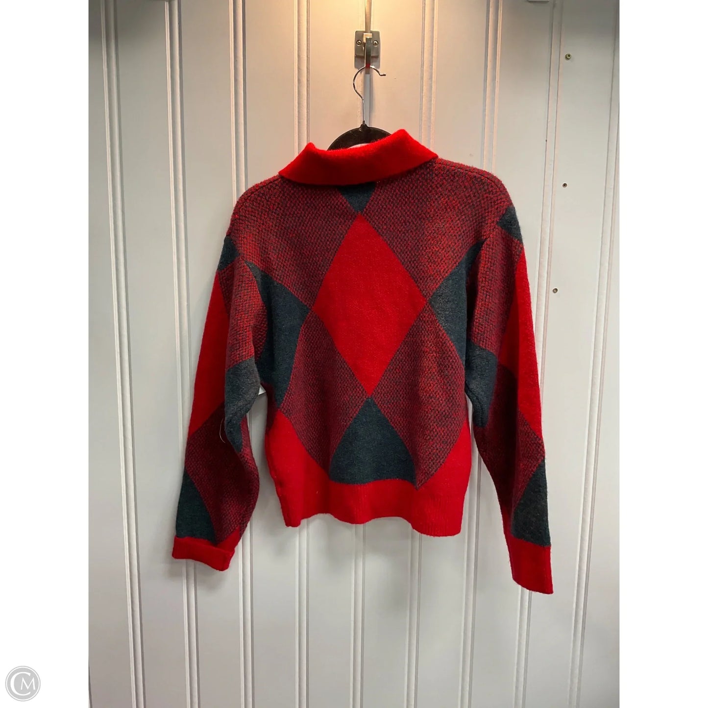 Sweater By Cma In Checkered Pattern, Size: S