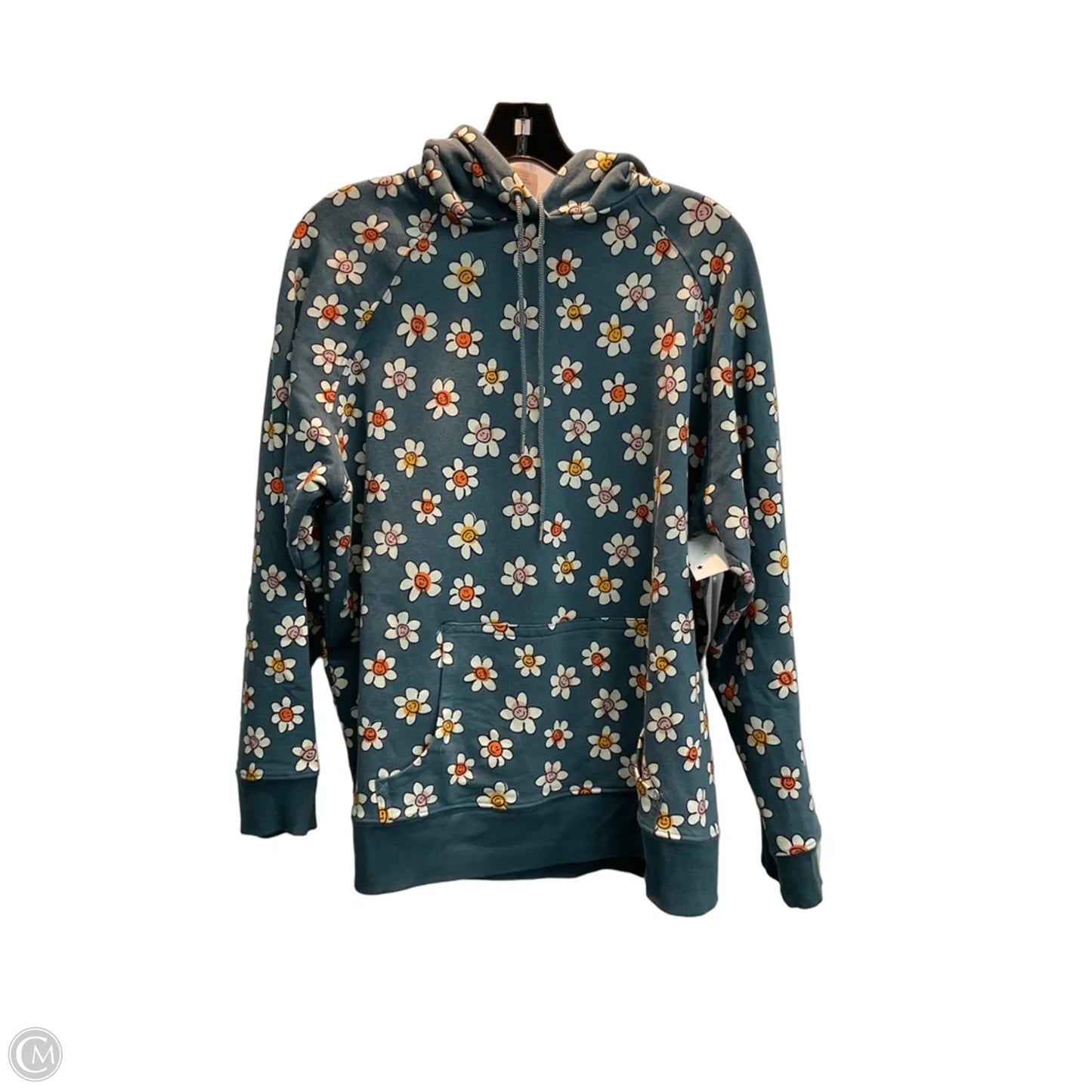 Sweatshirt Hoodie By Vera Bradley In Floral Print, Size: Xl