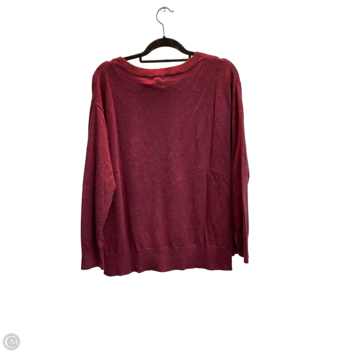 Sweater By Sundance In Maroon, Size: M