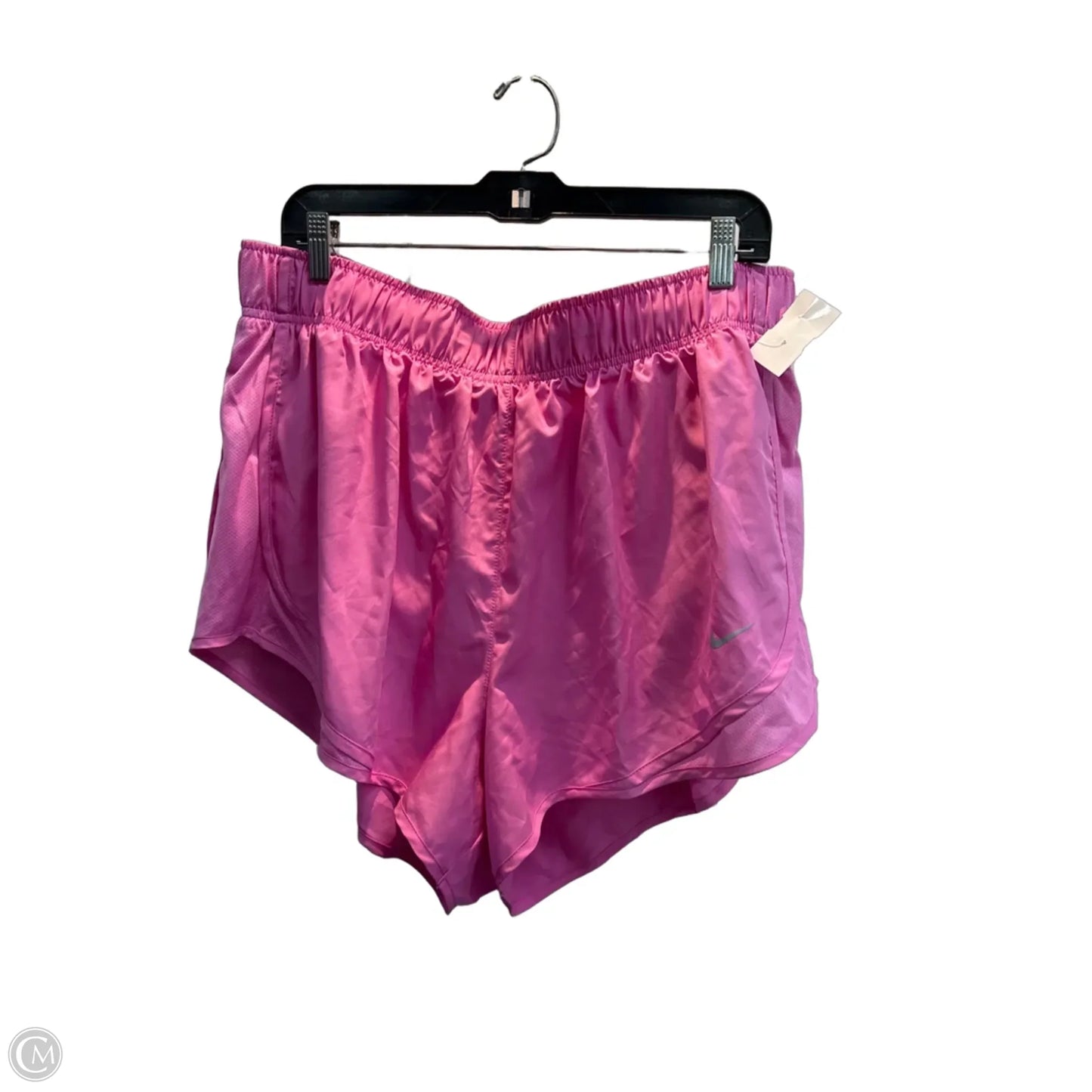 Athletic Shorts 2pc By Nike In Pink, Size: 1x