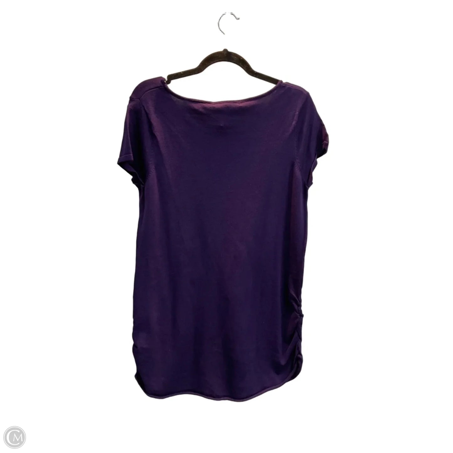Sweater Short Sleeve By United States Sweaters In Purple, Size: Xl