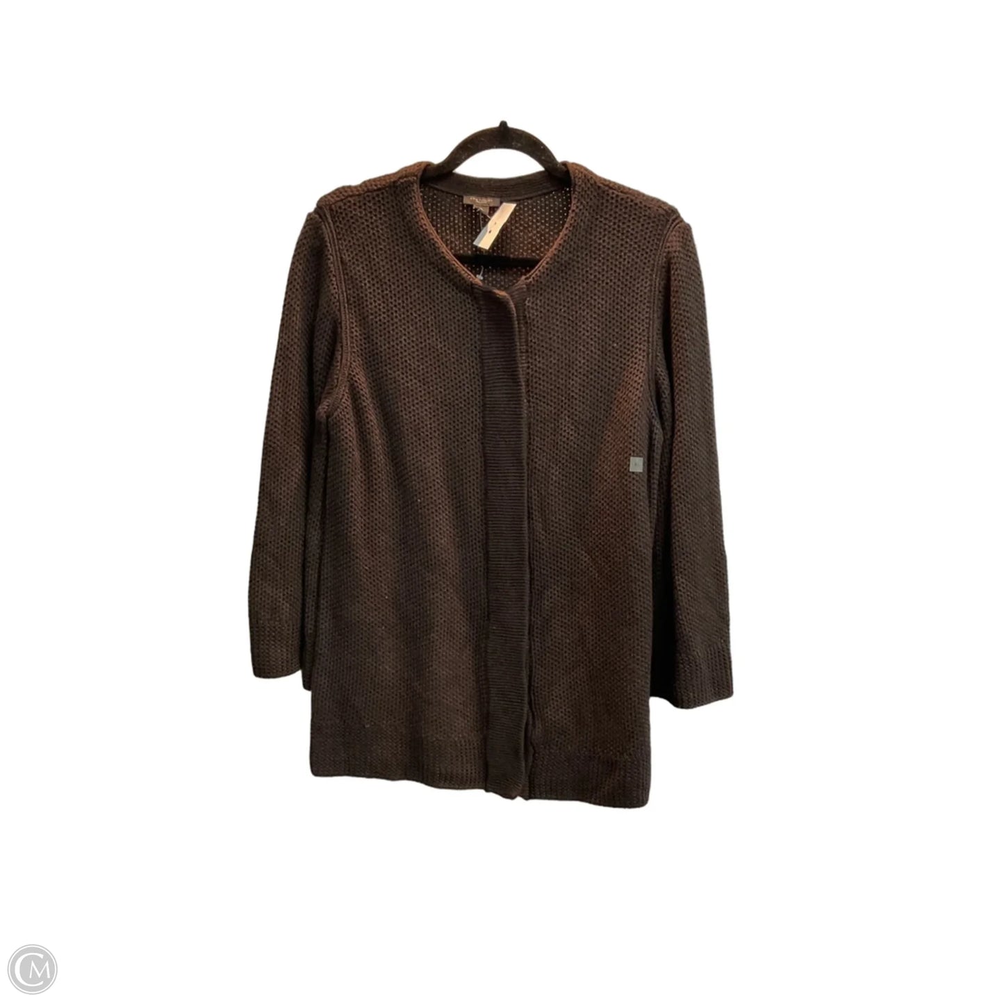 Sweater Cardigan By Ann Taylor In Brown, Size: Xl