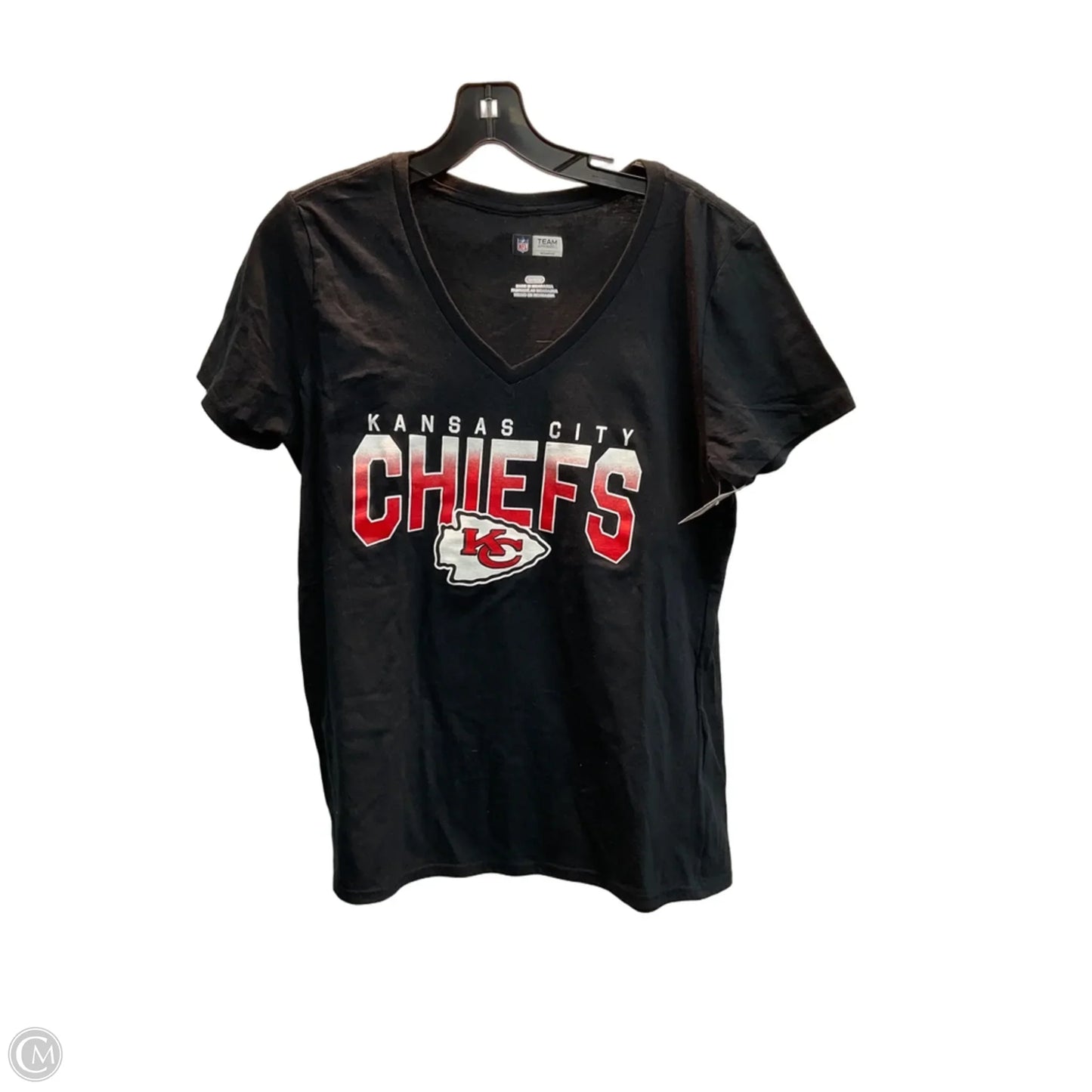 Top Short Sleeve Basic By Nfl In Black, Size: M