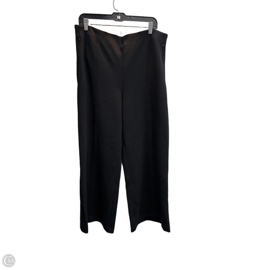Pants Wide Leg By Loft In Black, Size: 16