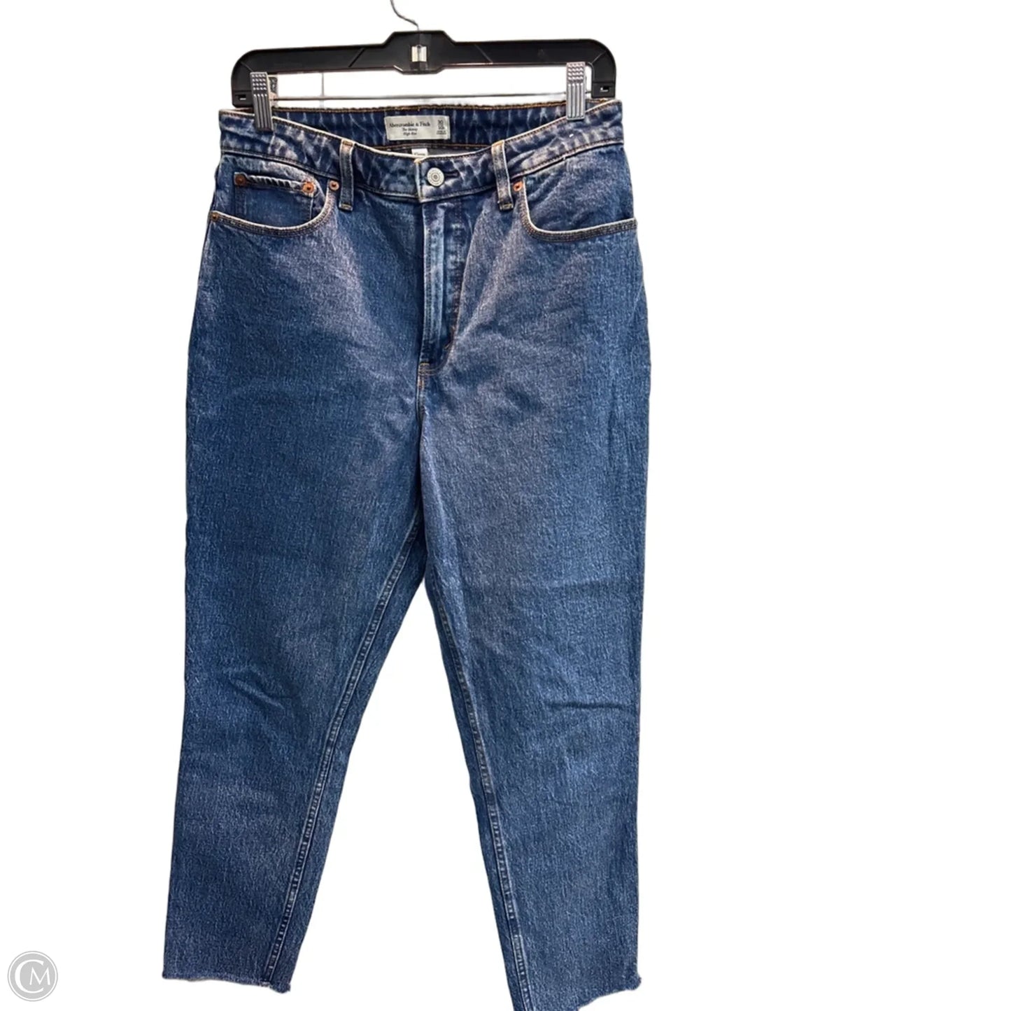 Jeans Skinny By Abercrombie And Fitch In Blue Denim, Size: 10