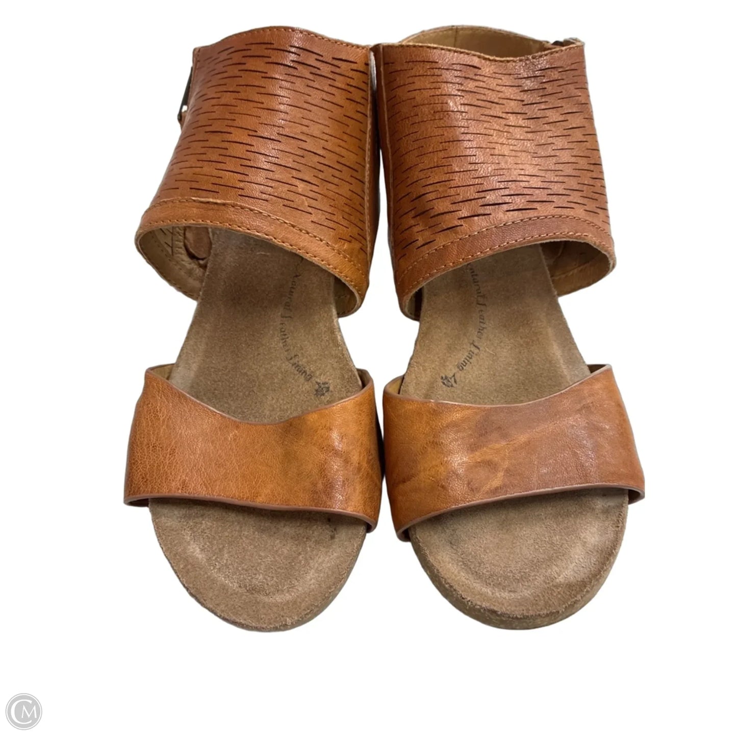 Sandals Heels Block By Sofft In Tan, Size: 9