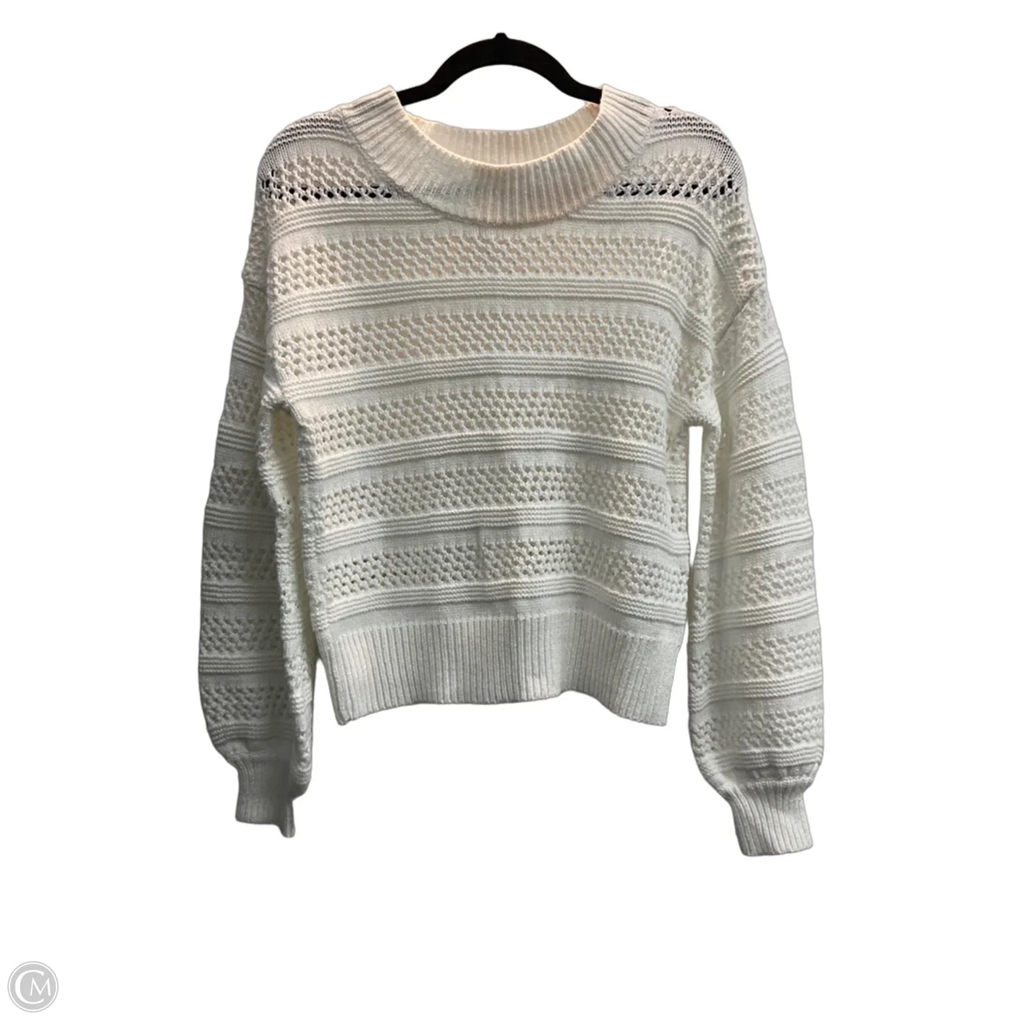 Sweater By Allison Joy In White, Size: Xs