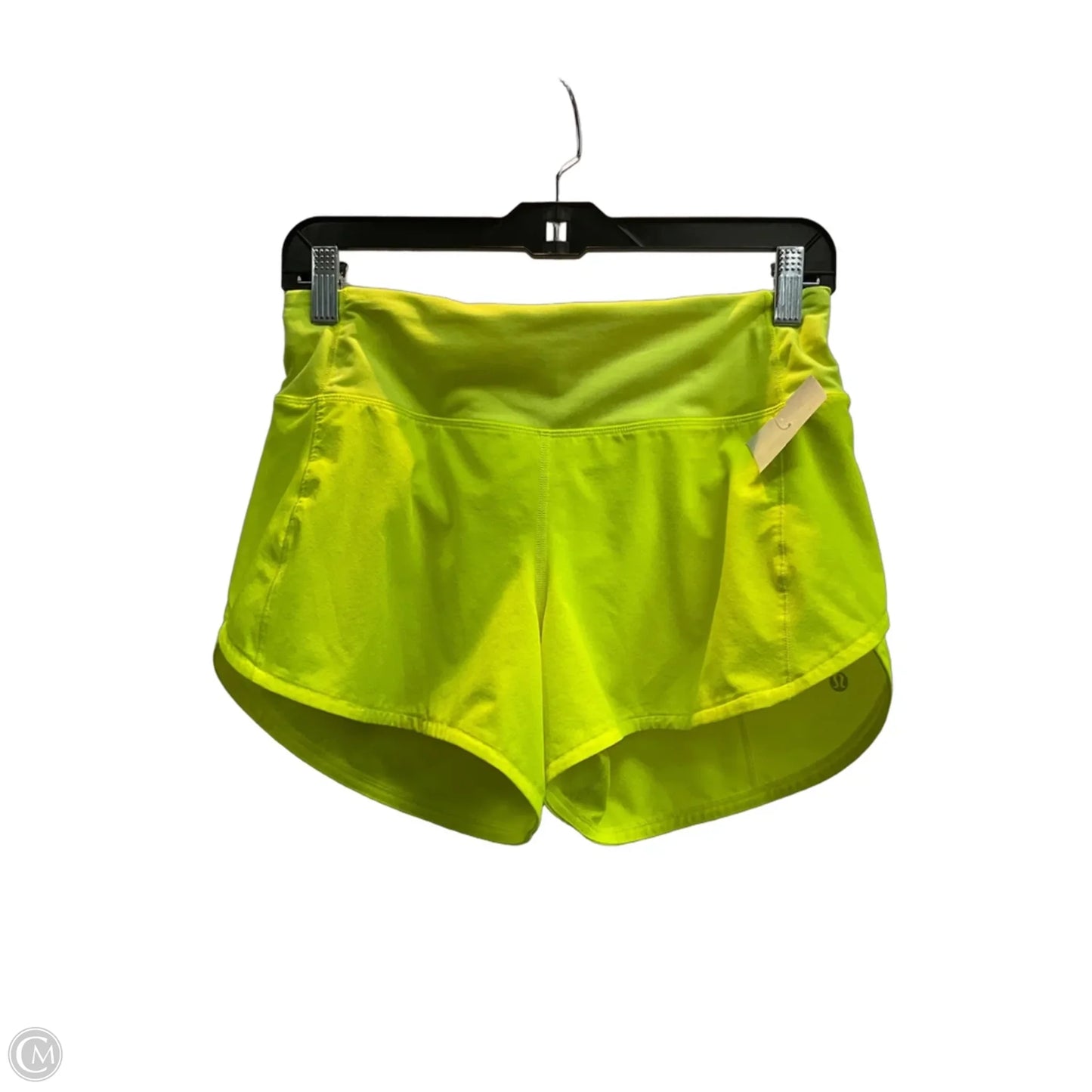 Athletic Shorts By Lululemon In Chartreuse, Size: S