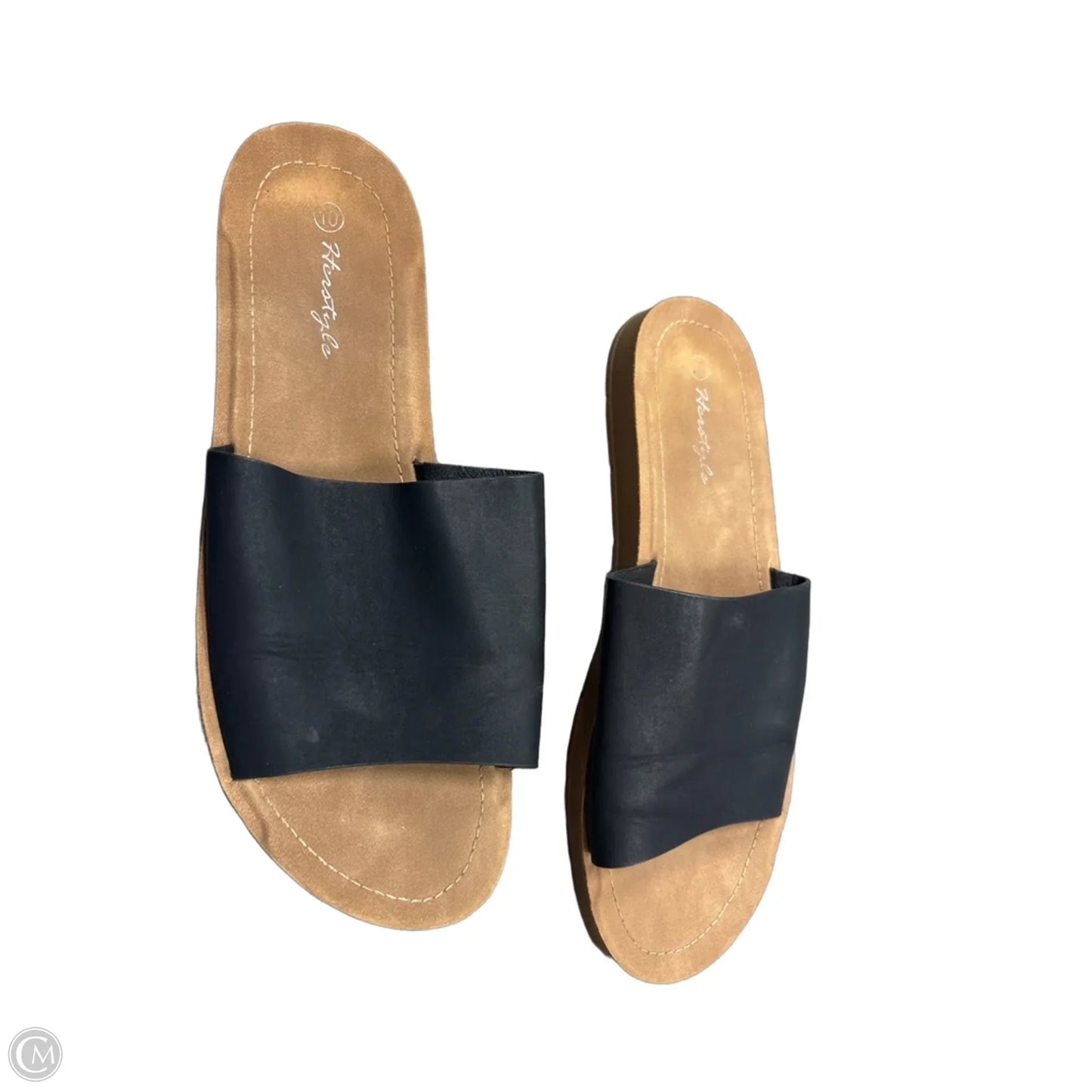 Sandals Flats By Herstyle In Black, Size: 10