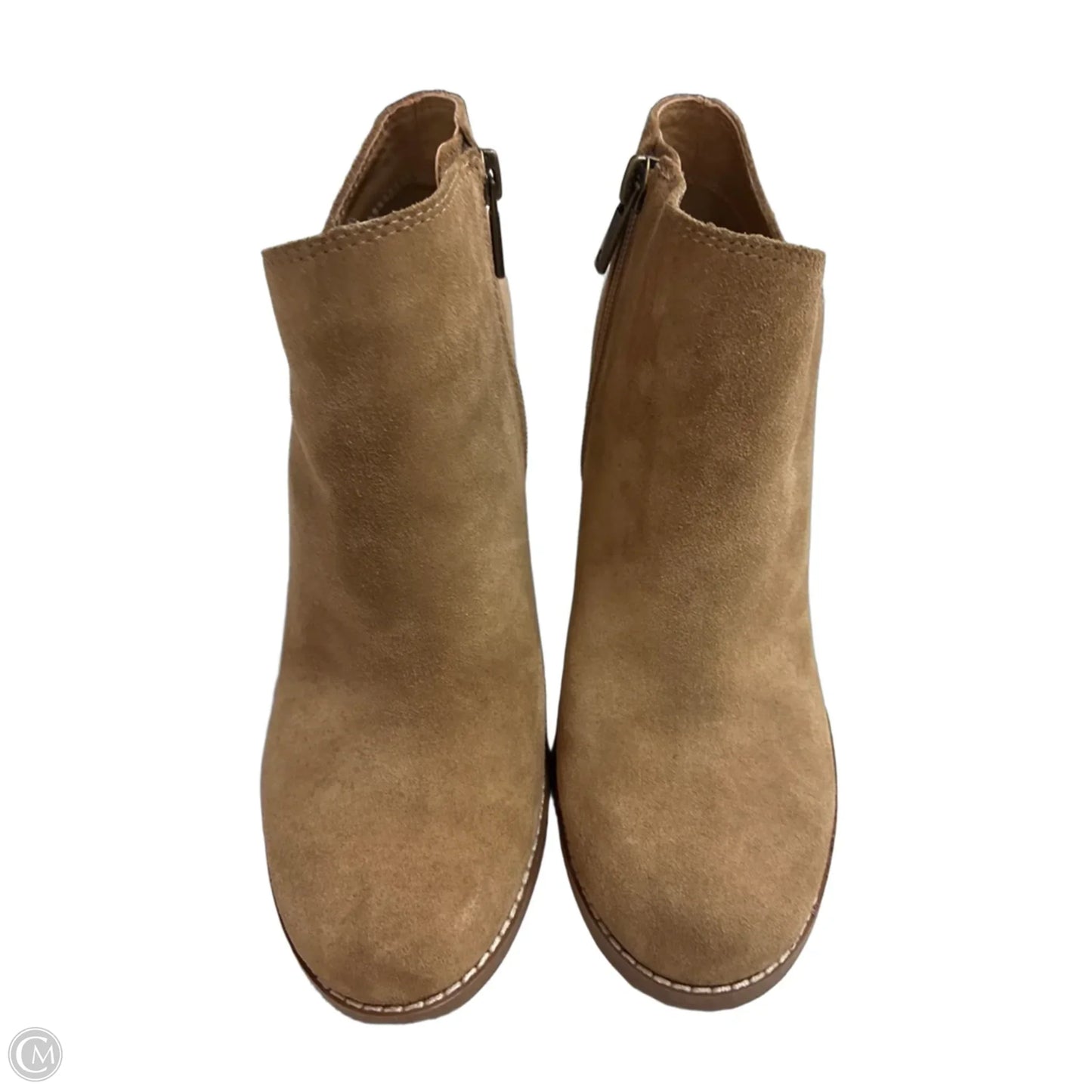 Boots Ankle Heels By Lucky Brand In Tan, Size: 7