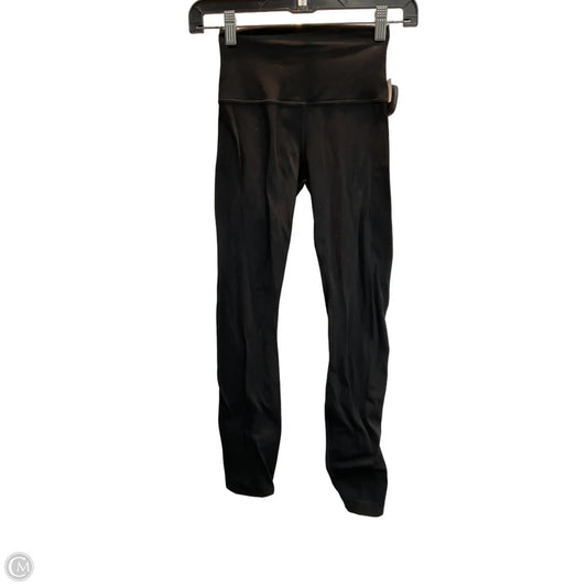 Athletic Leggings By Lululemon In Black, Size: Xs