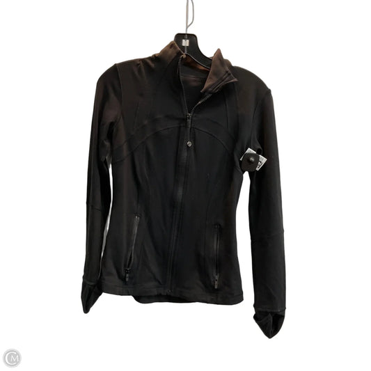 Athletic Jacket By Lululemon In Black, Size: S