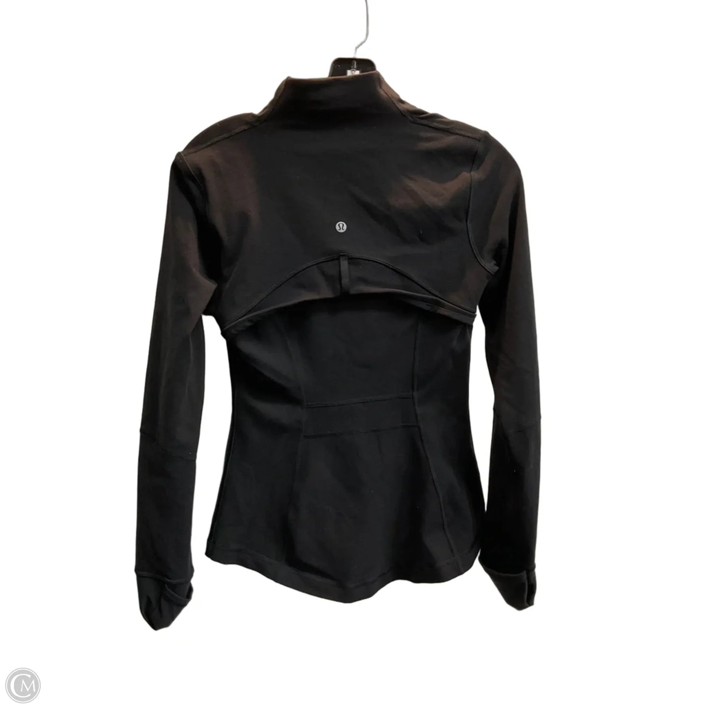 Athletic Jacket By Lululemon In Black, Size: S
