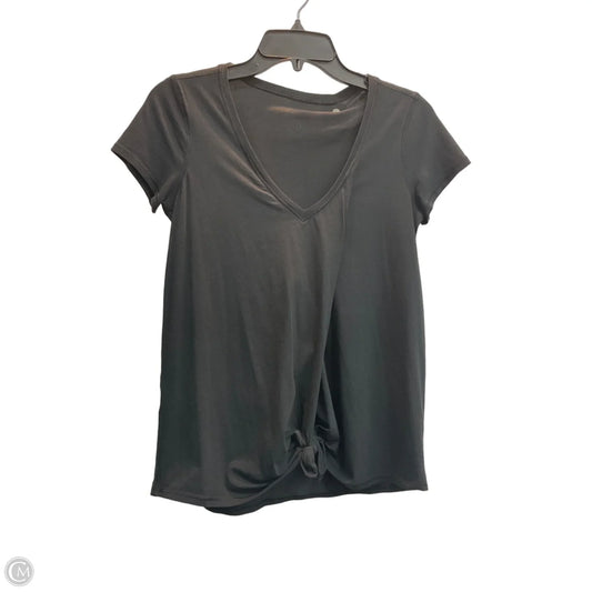 Athletic Top Short Sleeve By Lululemon In Black, Size: S