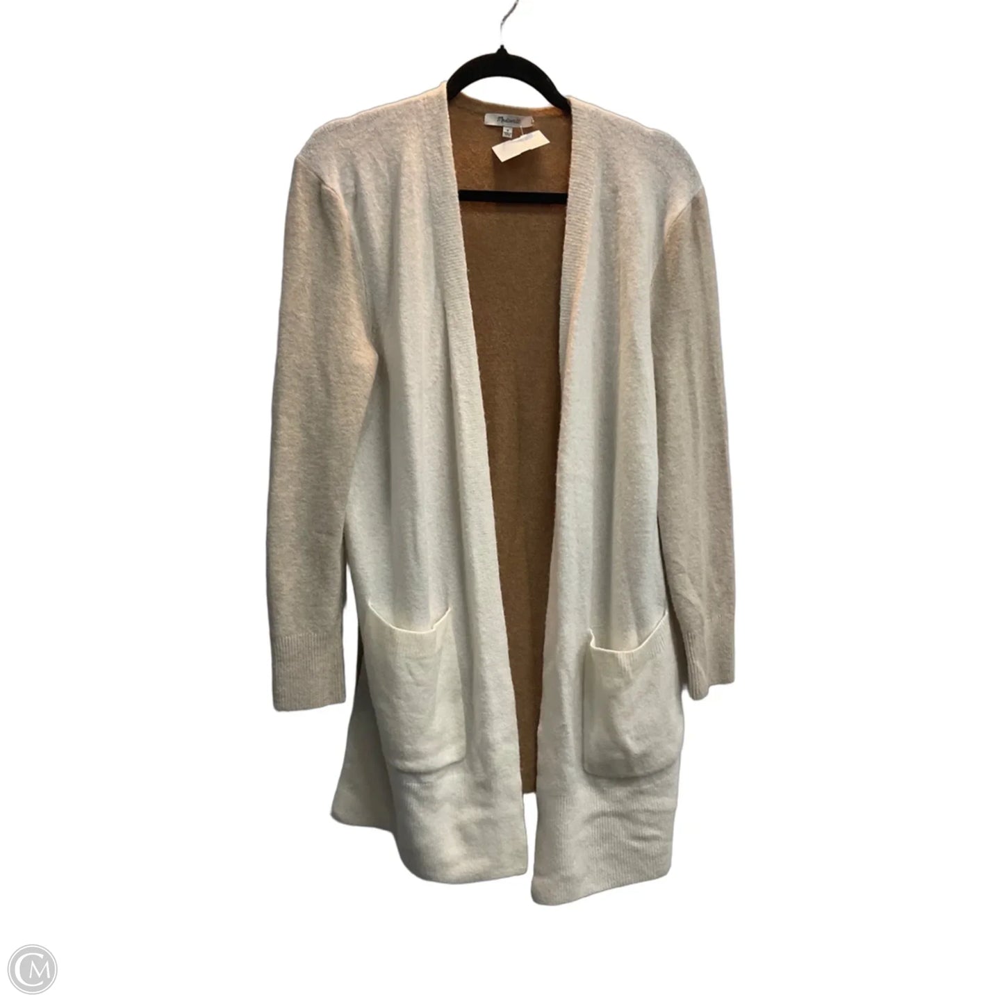 Sweater Cardigan By Madewell In Tan, Size: S