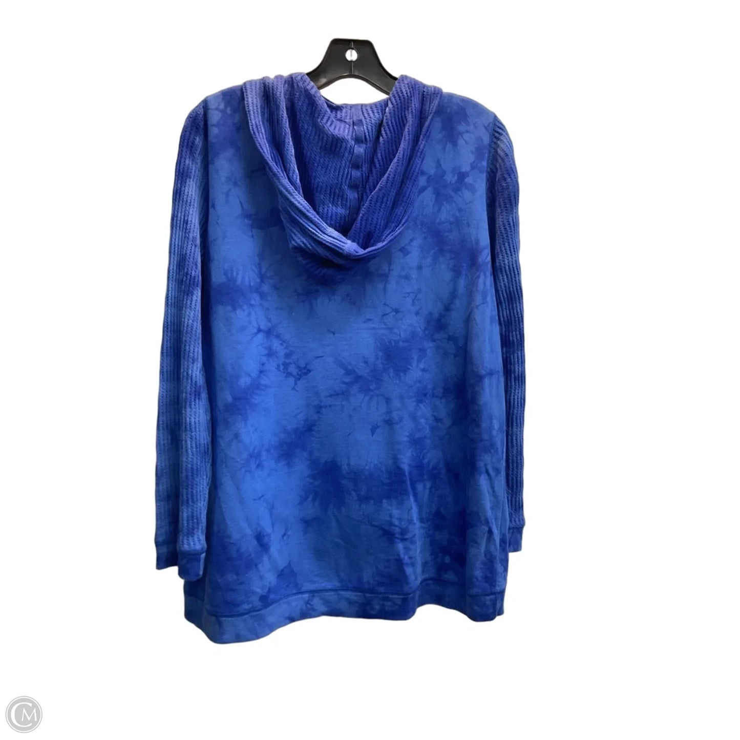 Jacket Shirt By Zenergy By Chicos In Blue, Size: M