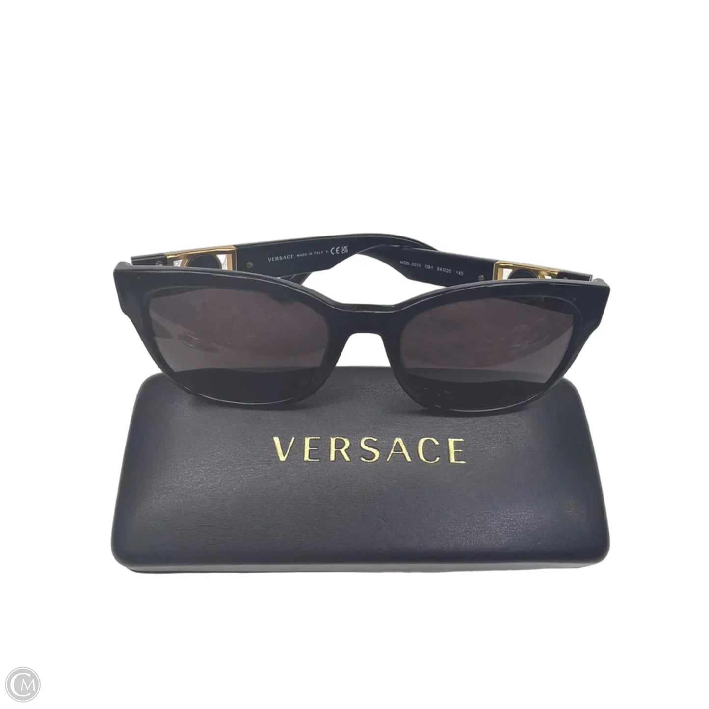 Sunglasses Luxury Designer By Versace, Size: