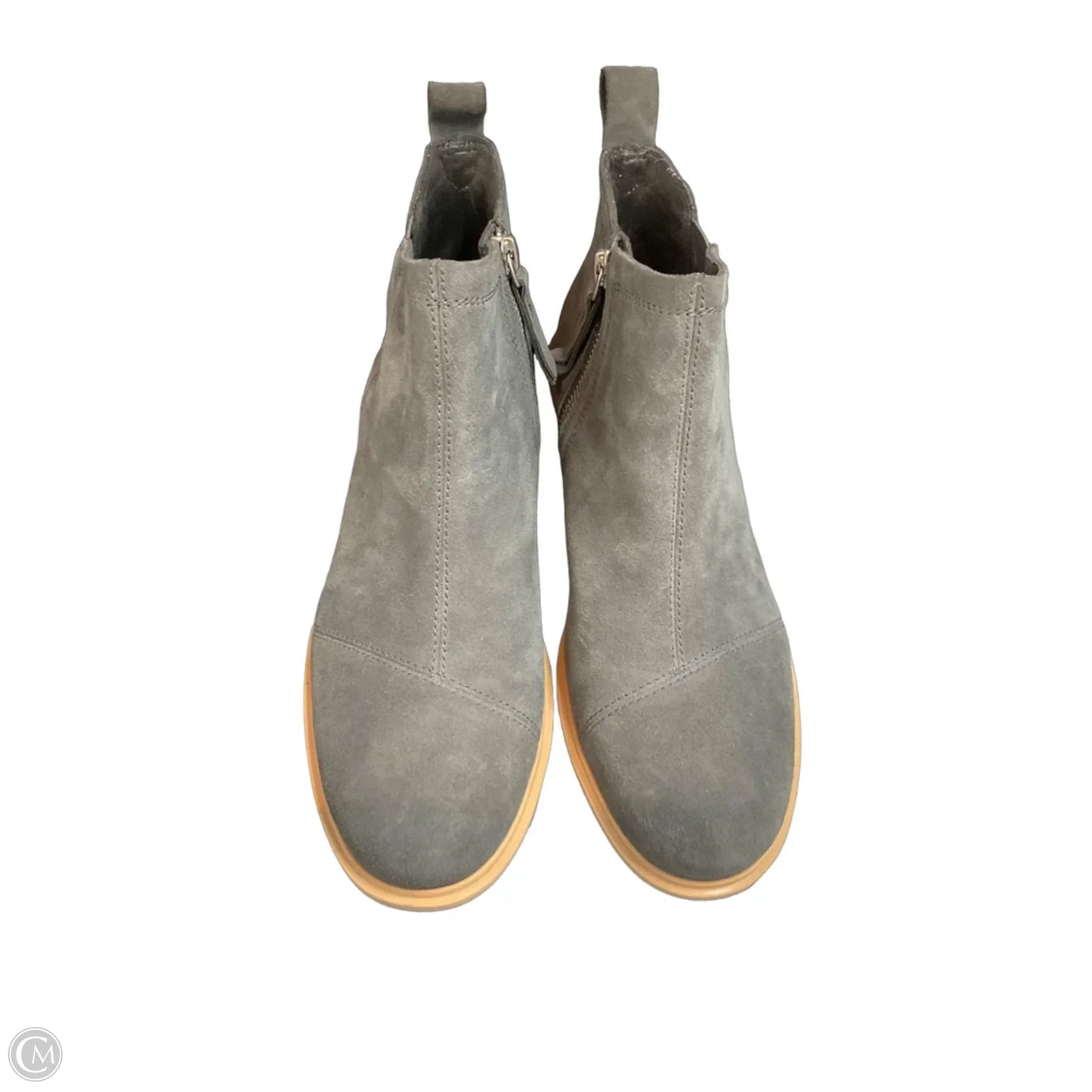 Boots Ankle Heels By Toms In Grey, Size: 9