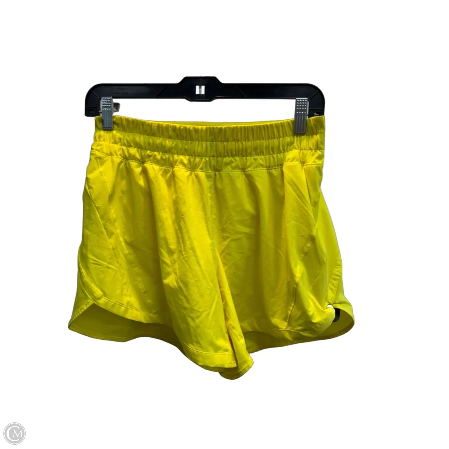 Athletic Shorts By Lululemon In Yellow, Size: M