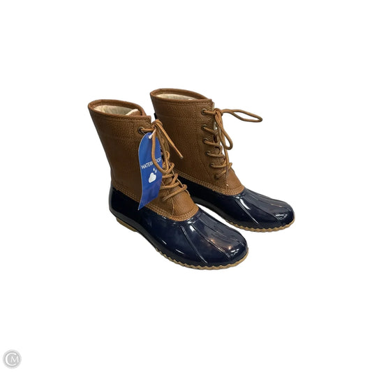 Boots Snow By Jbu By Jambu In Blue & Brown, Size: 7