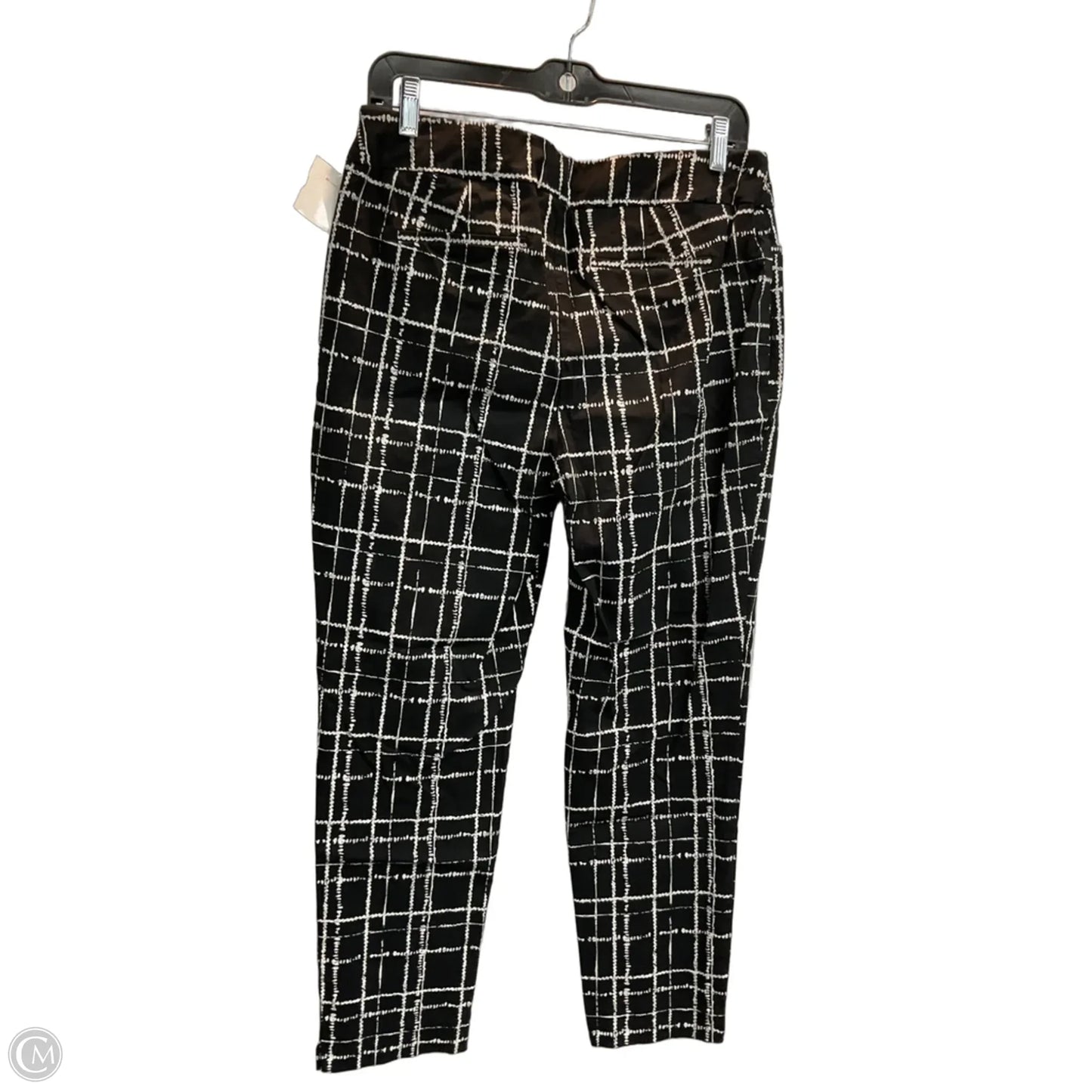 Pants Leggings By Chicos In Black & White, Size: 8