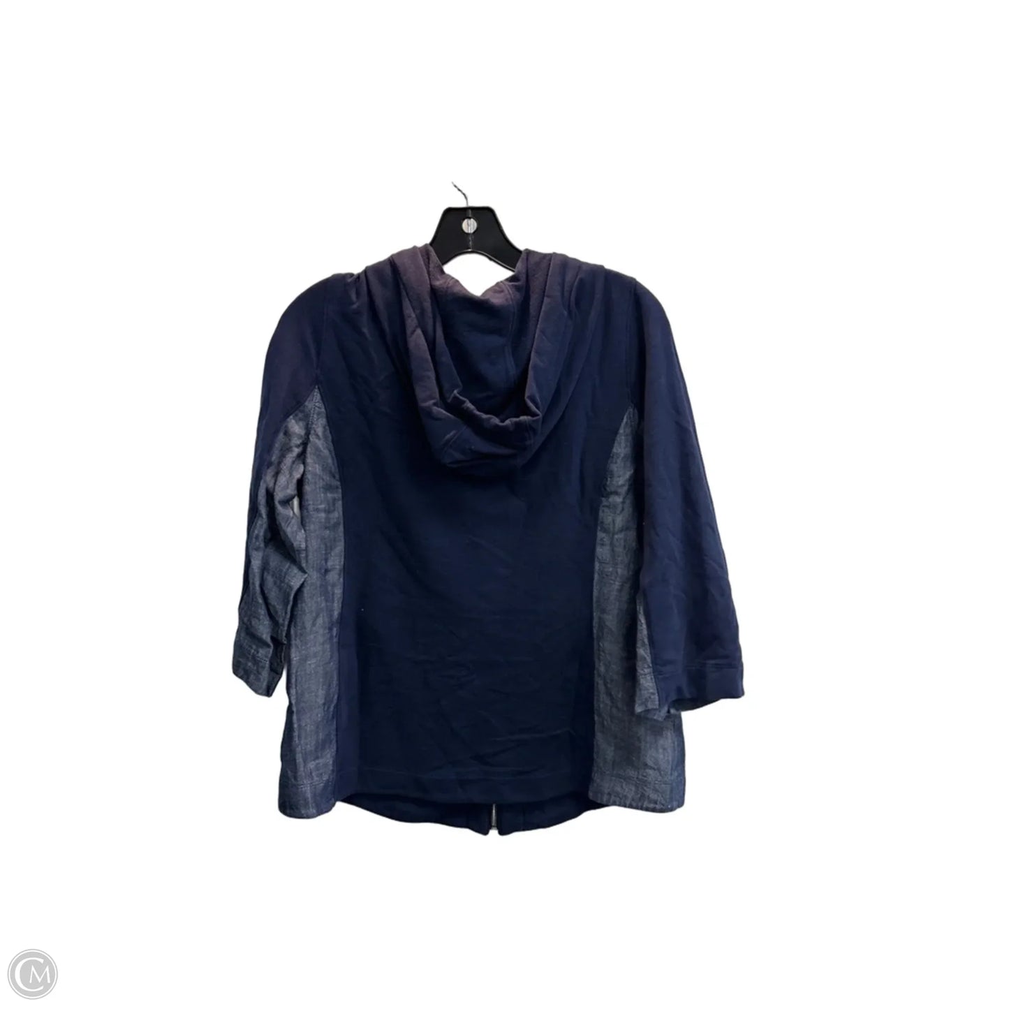 Jacket Shirt By Chicos In Blue, Size: M