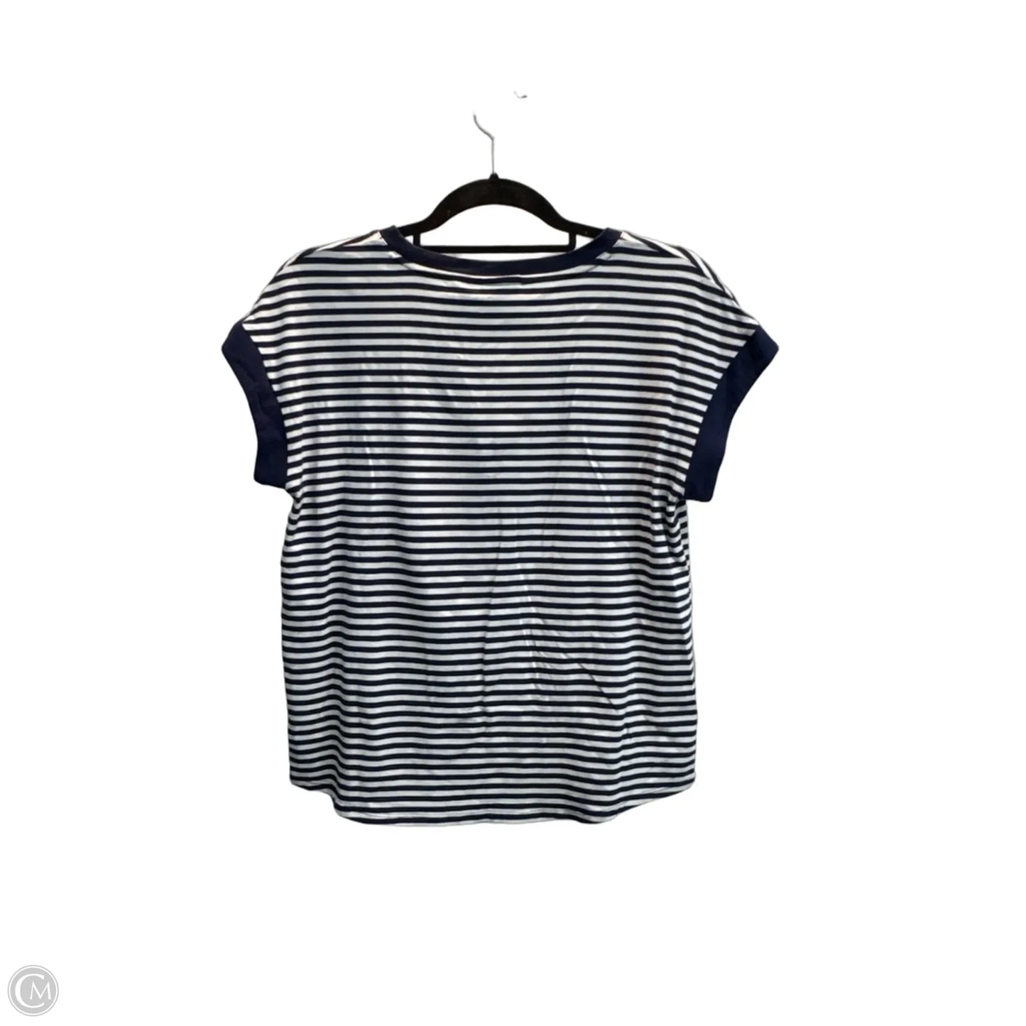 Top Sleeveless By Chicos In Striped Pattern, Size: S